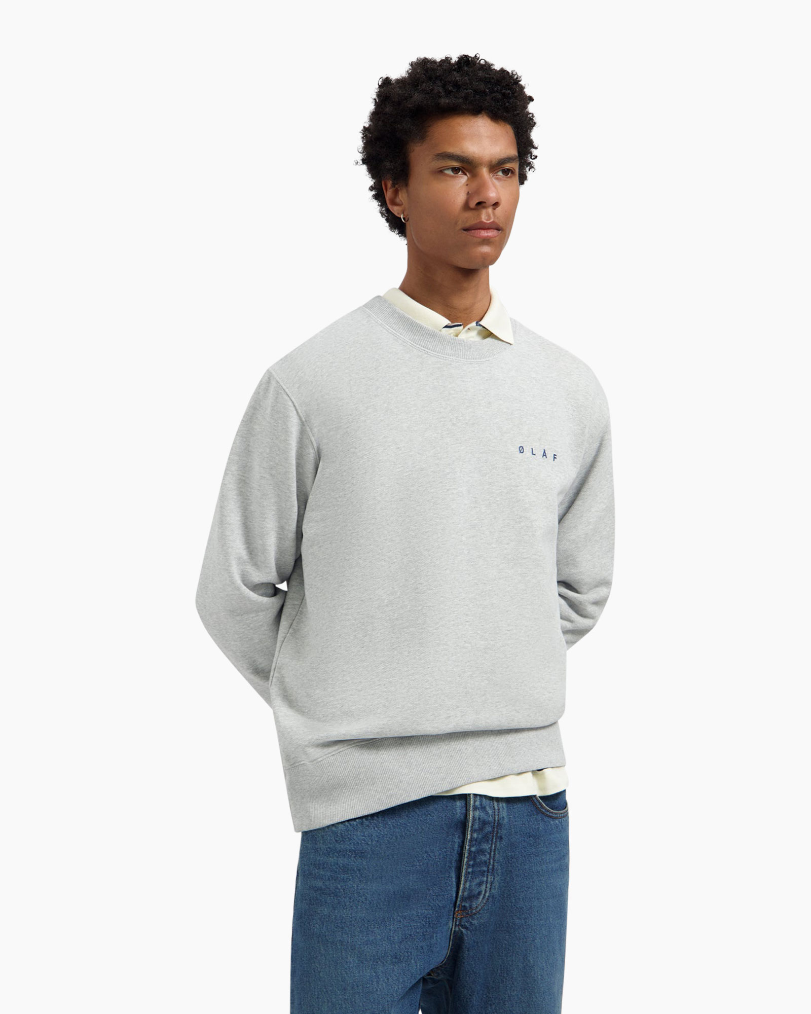 Sweater Lasso Face Grijs