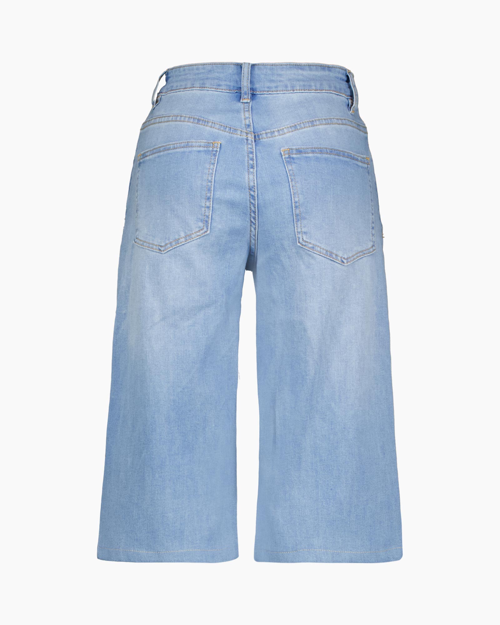 denim, jeans, wide-leg, back pockets, light blue