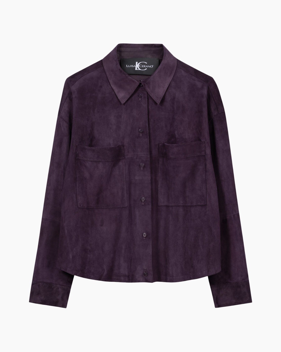 shirt, purple, corduroy, collared, buttons
