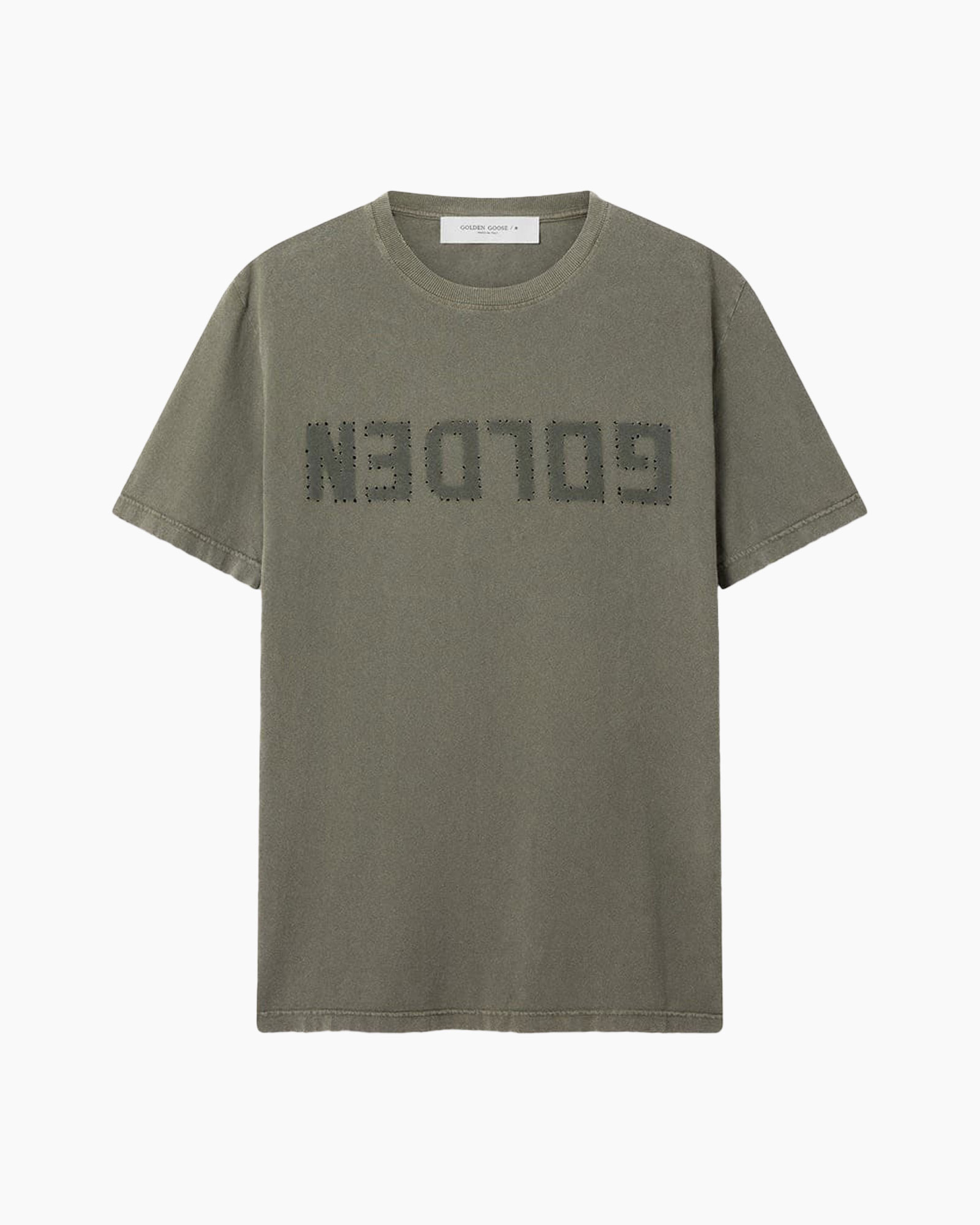 t-shirt, short sleeve, olive, graphic print, unisex