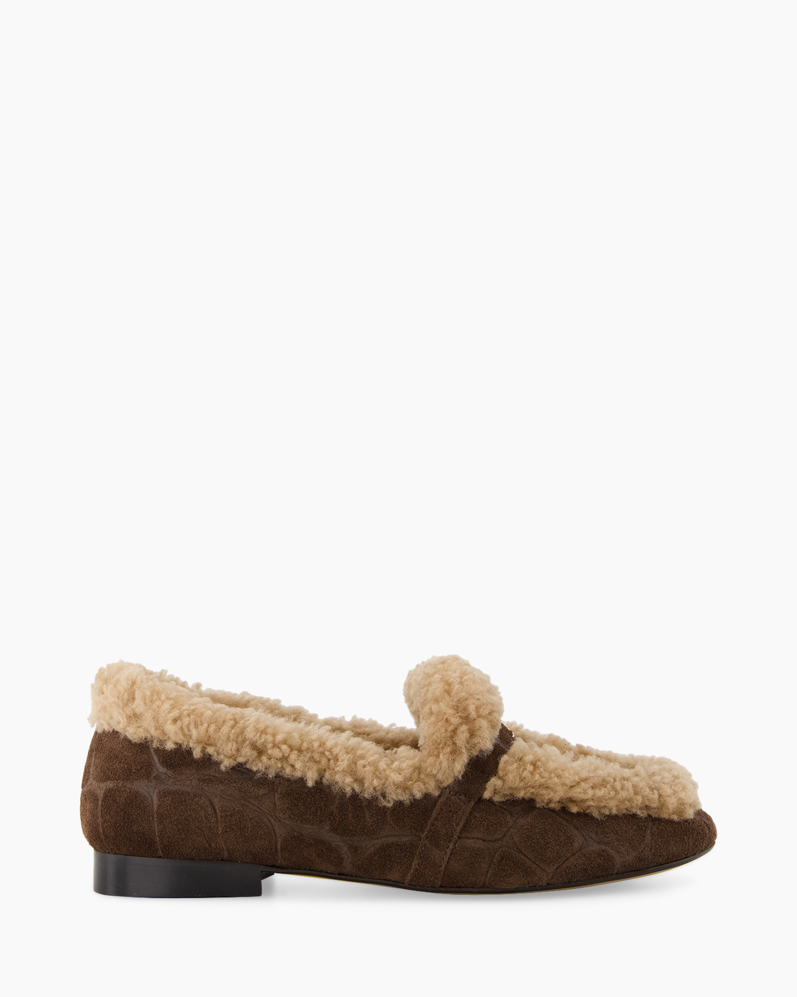 slippers, moccasin, brown, shearling, footwear