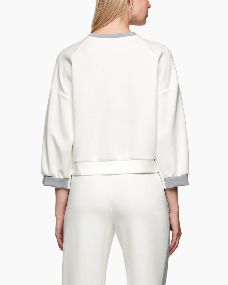 sweatshirt, crewneck, long-sleeve, slouchy, white