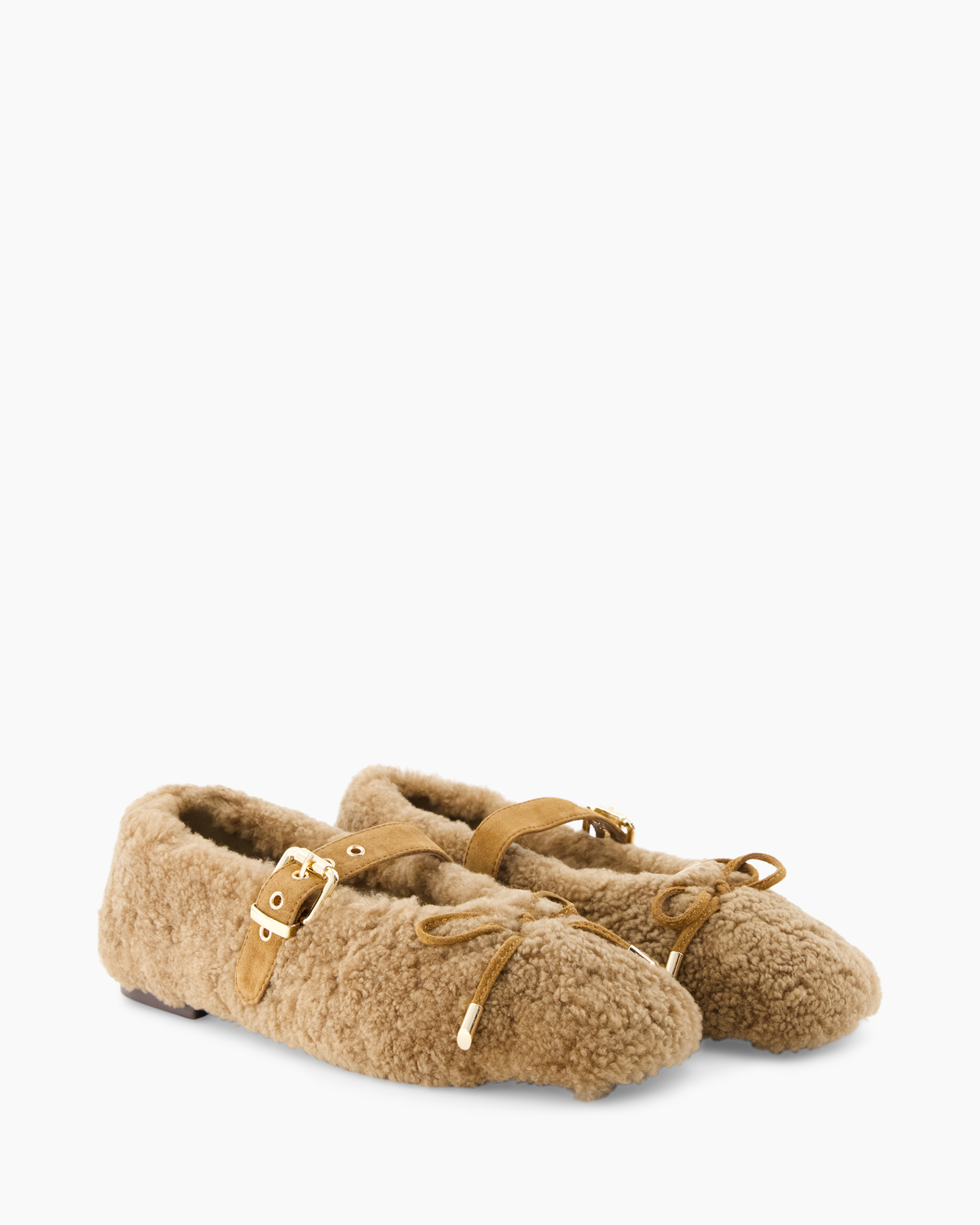slippers, shearling, furry, tan, mules