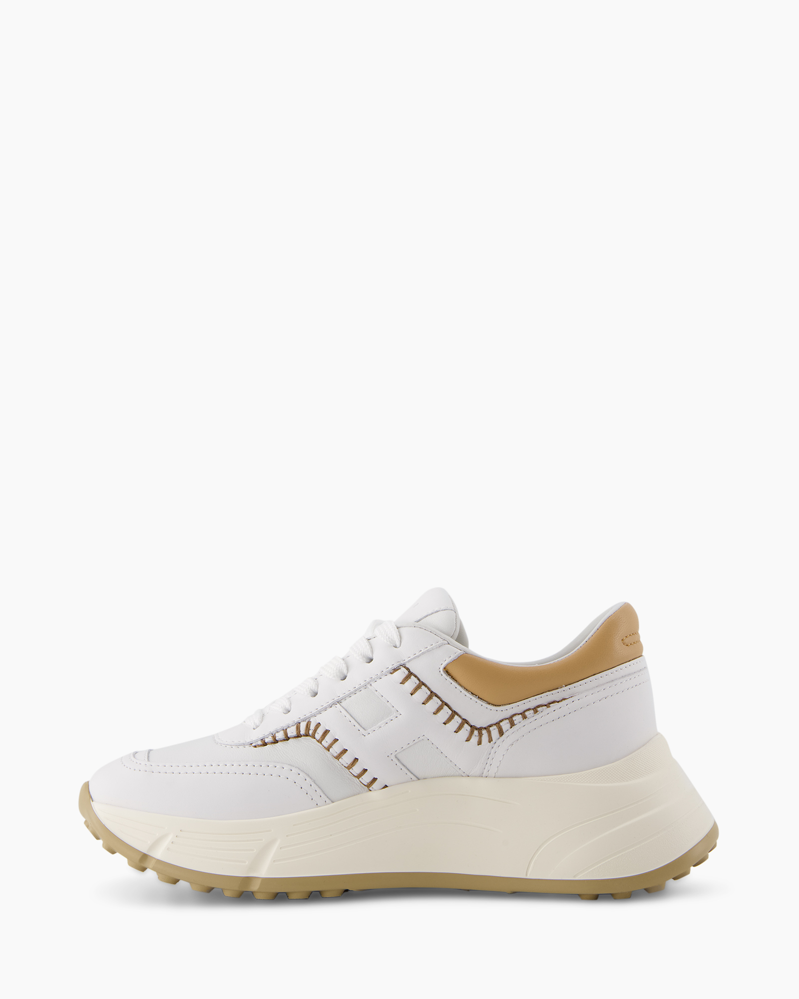 sneaker, white, platform, chunky, leather