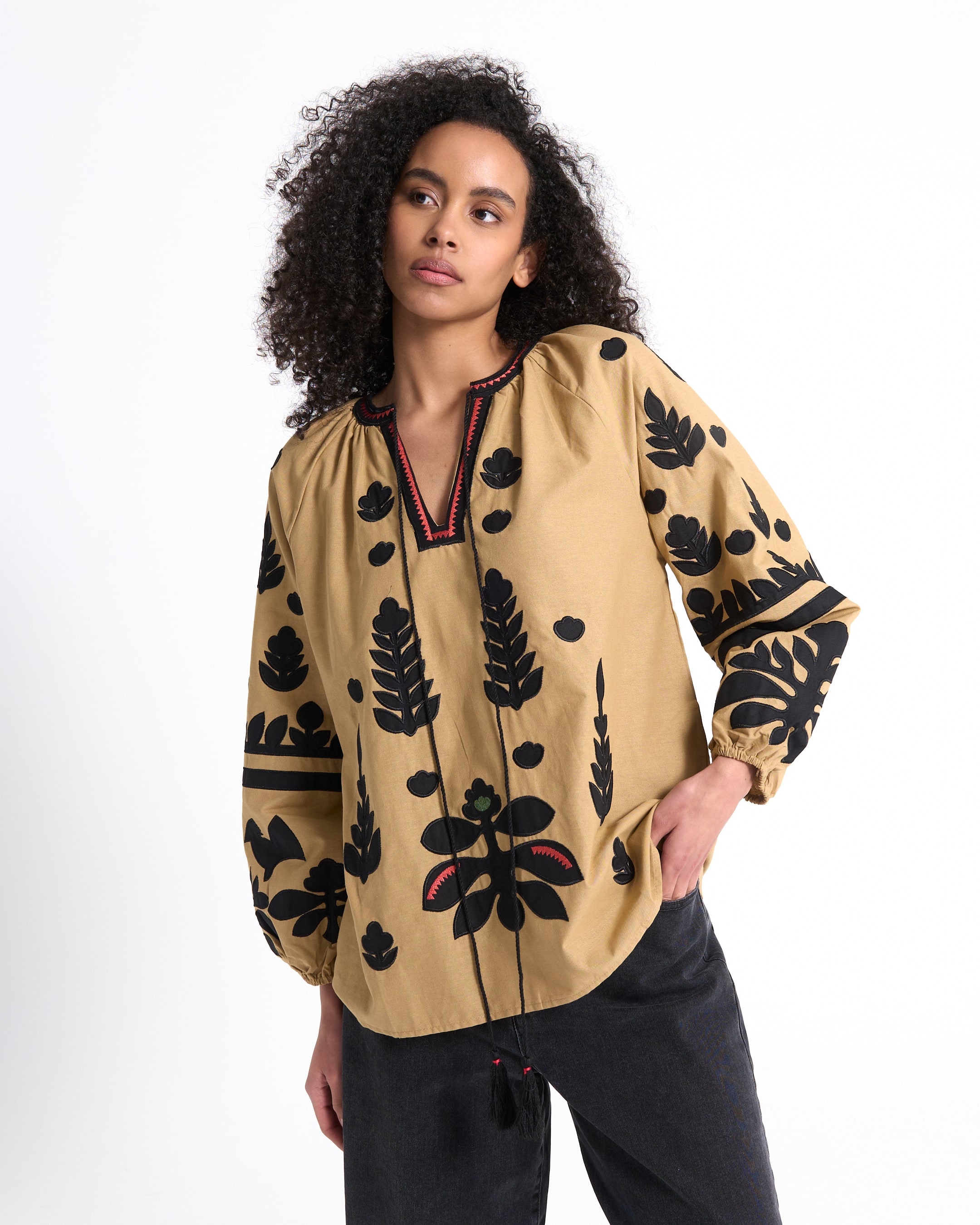 Blouse Ivrea Camel