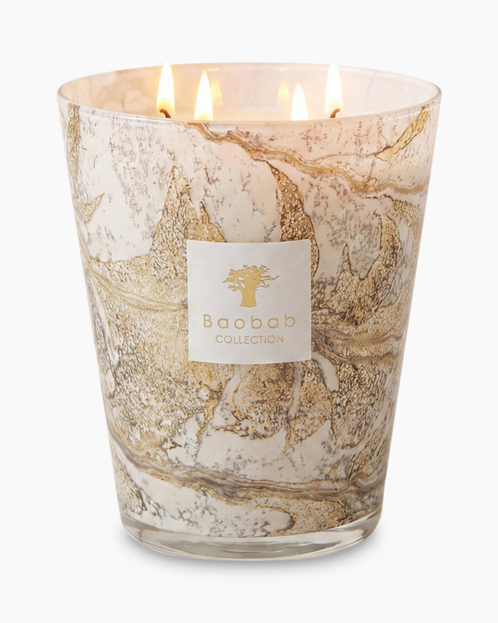 candle, decor, marble pattern, glass, Baobab Collection