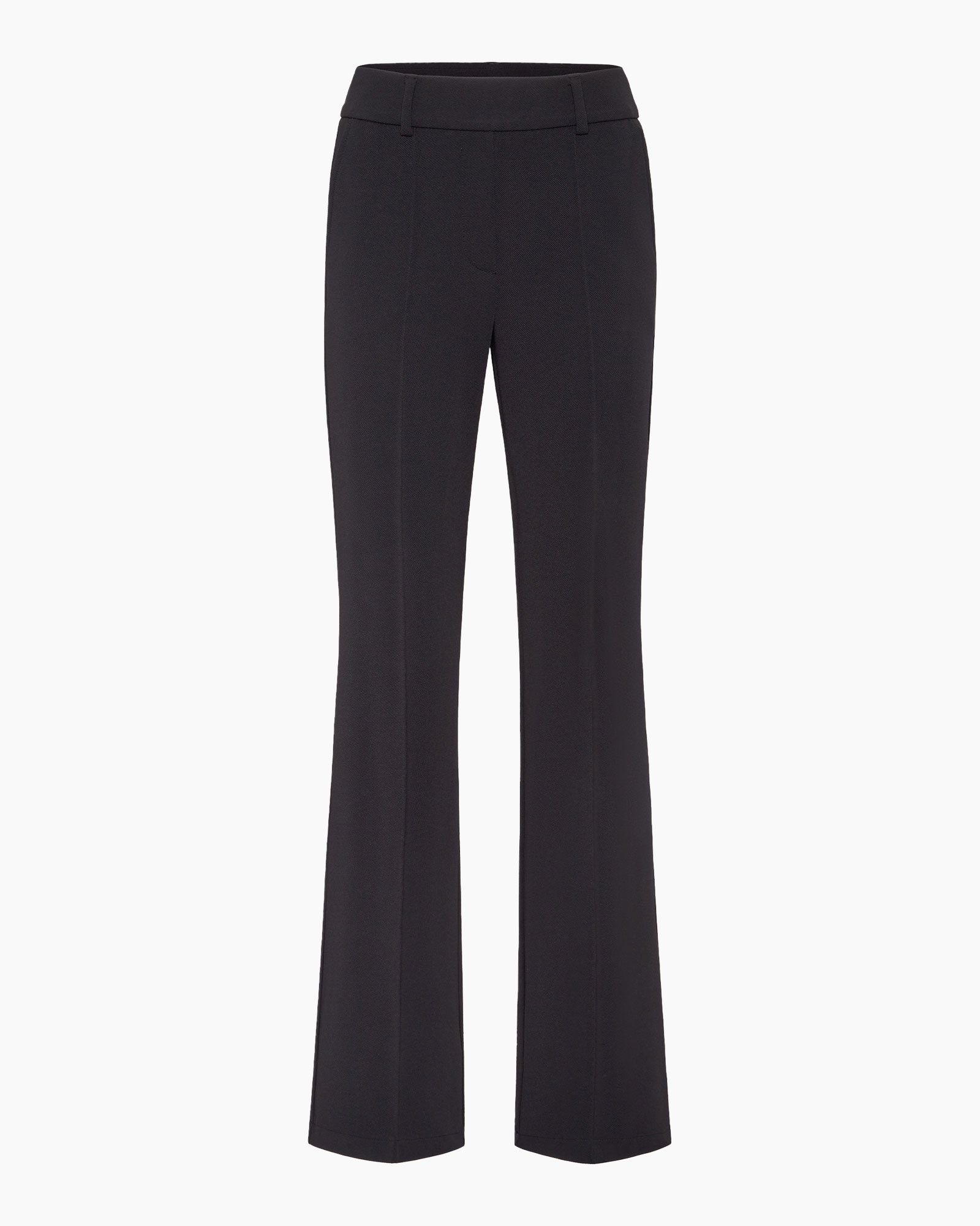 trousers, pants, wide-leg, black, formal