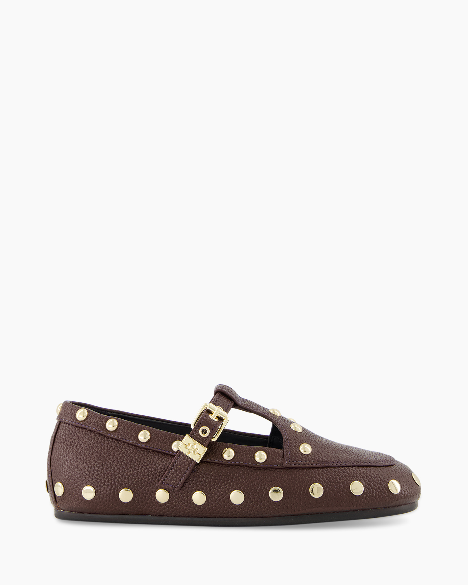 loafers, moccasins, studs, brown, leather