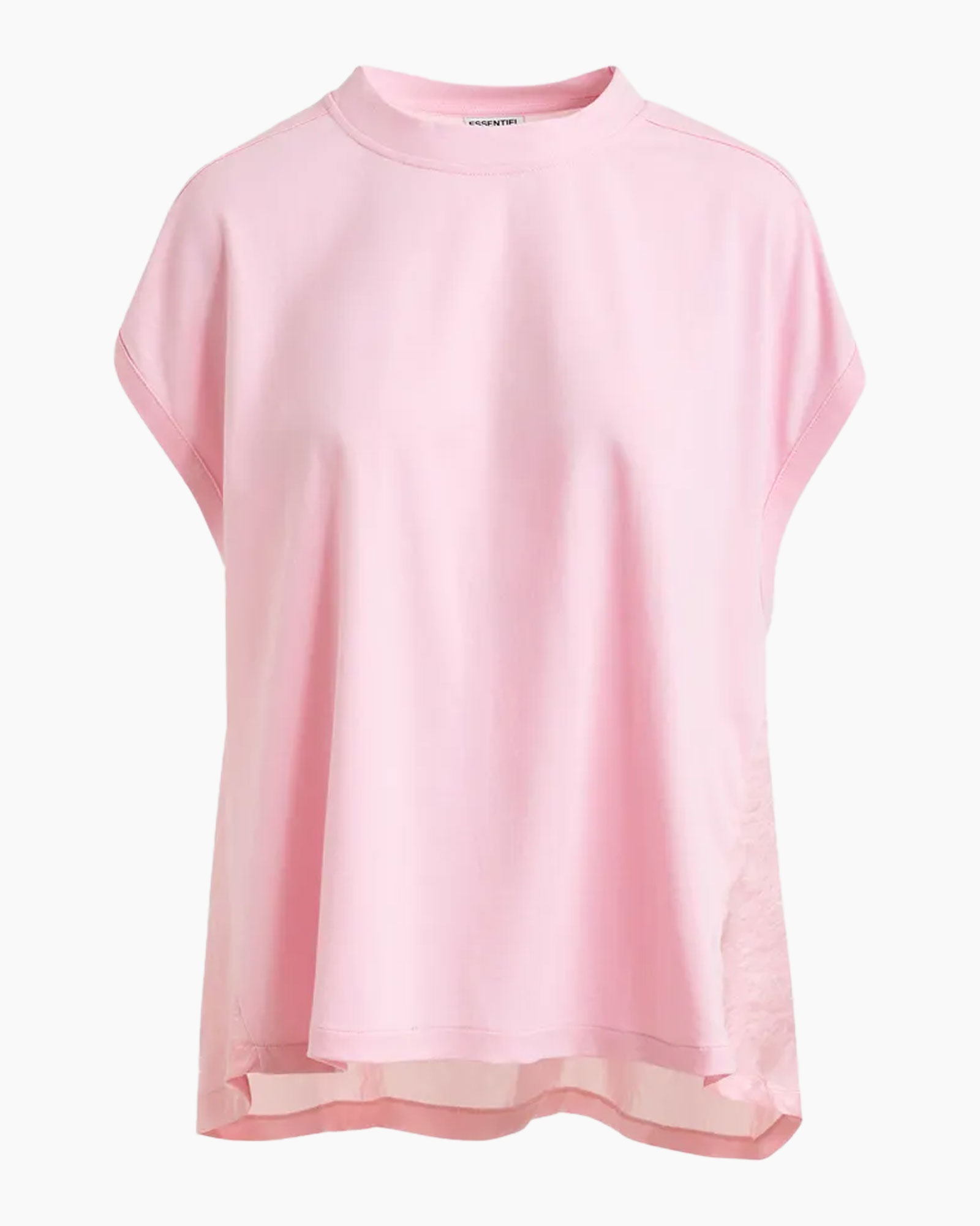 top, t-shirt, pink, oversized, solid