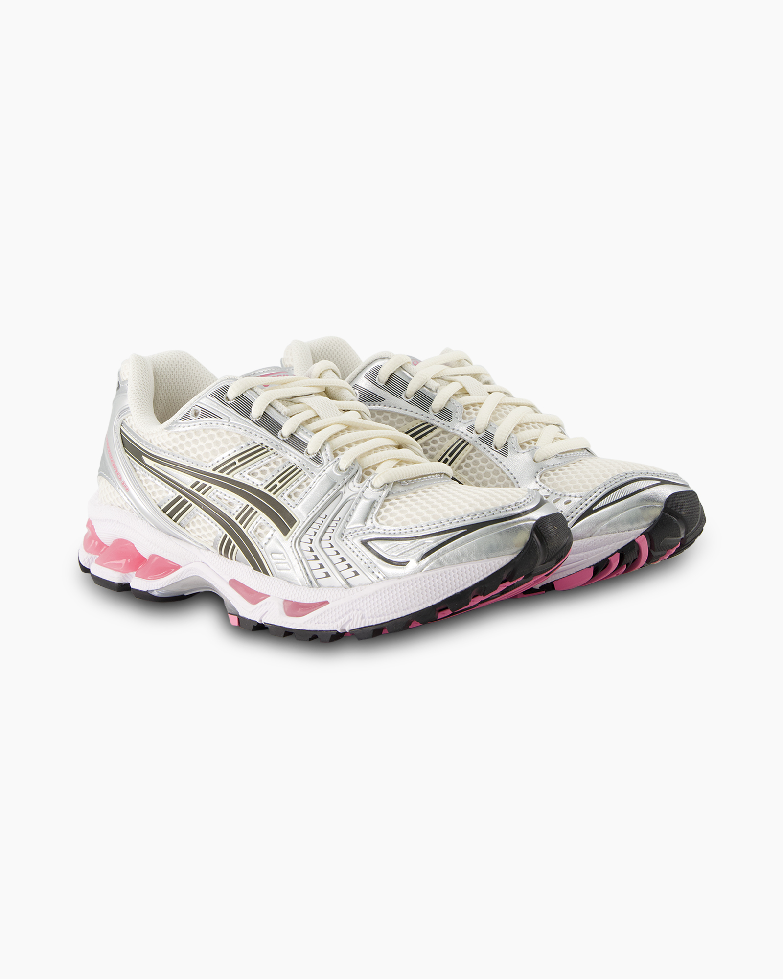 running shoe, sneaker, white, mesh, pink accent