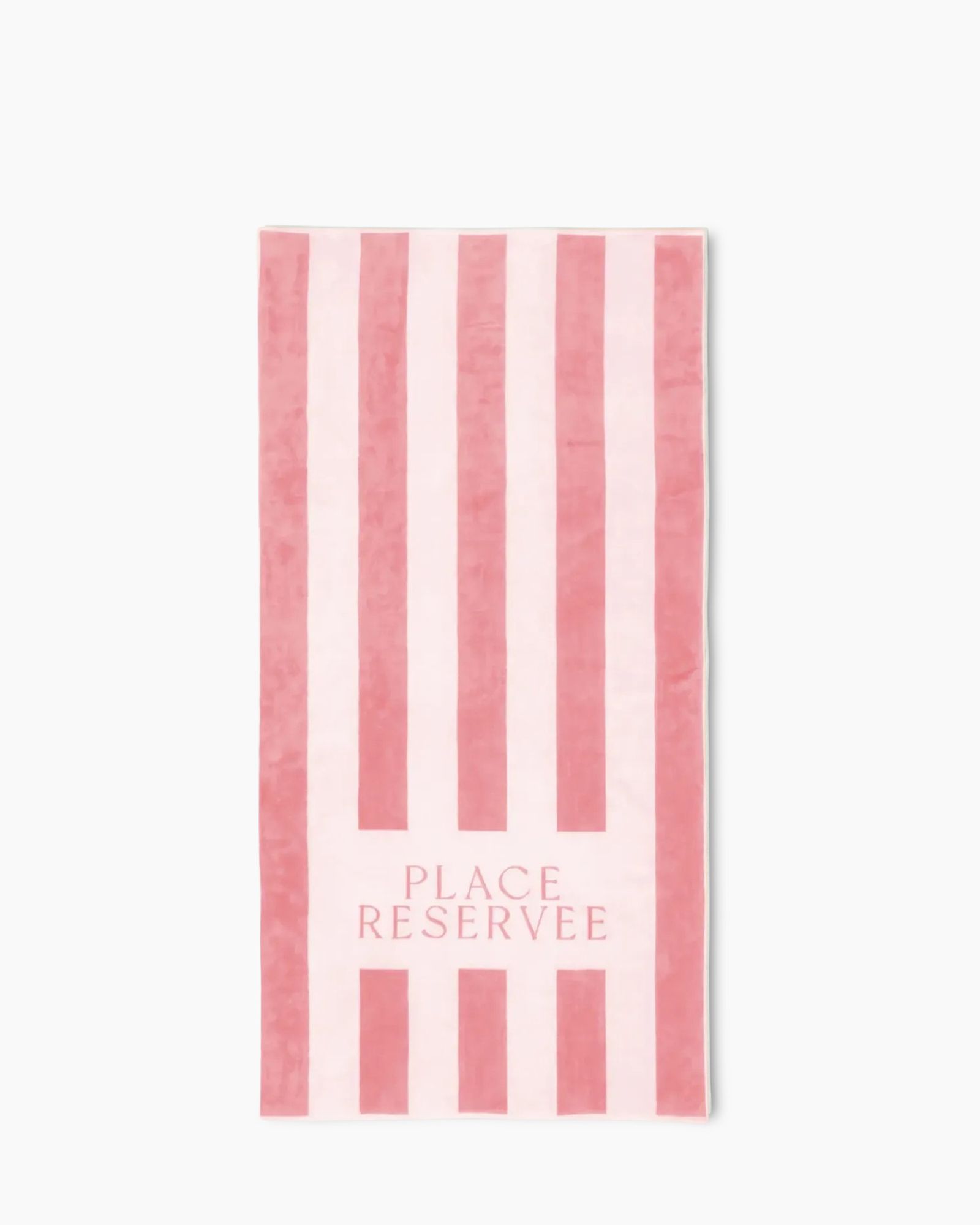 towel, bath, pink, striped, text-graphic