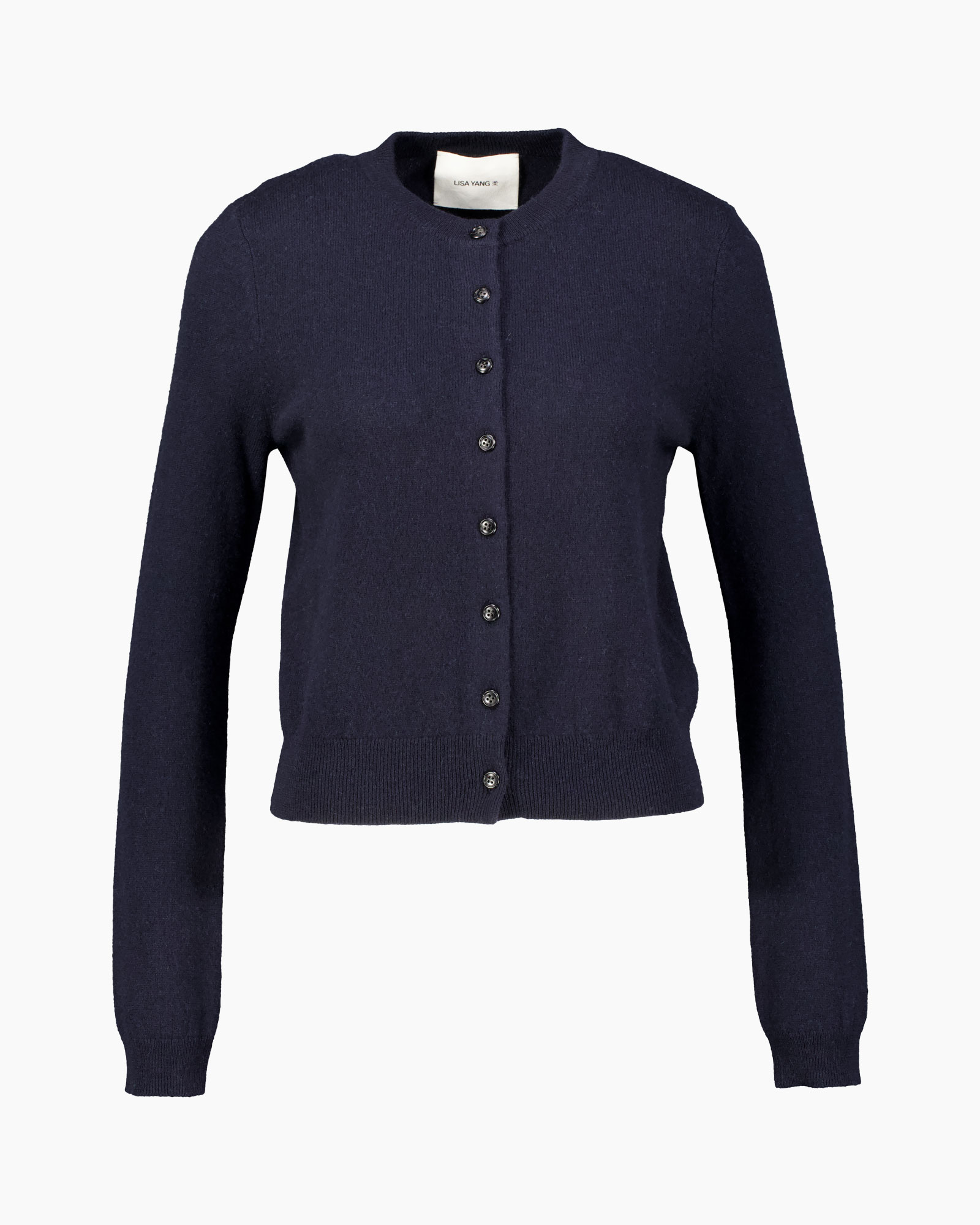 cardigan, navy, knit, button-down, women