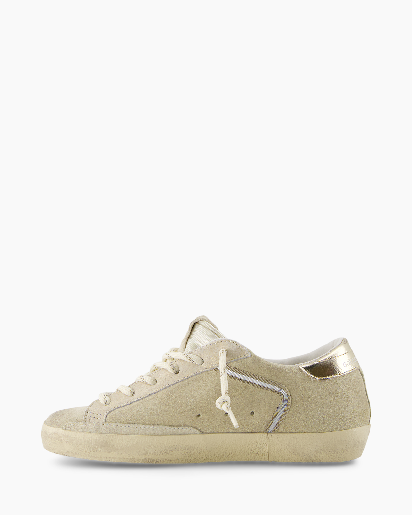 beige, suede, sneakers, low-cut, star detailing