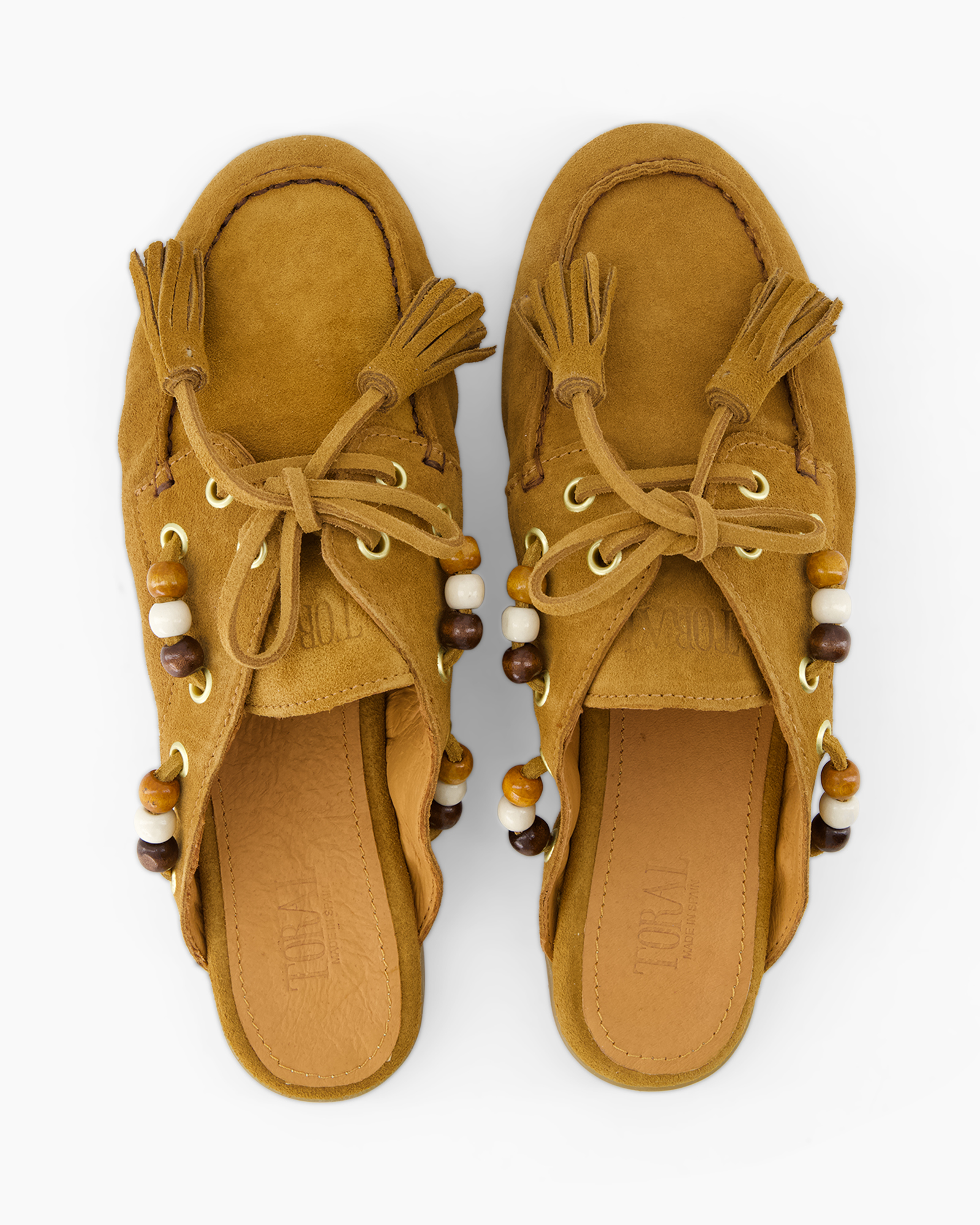 moccasin, slippers, sandals, beads, tassels