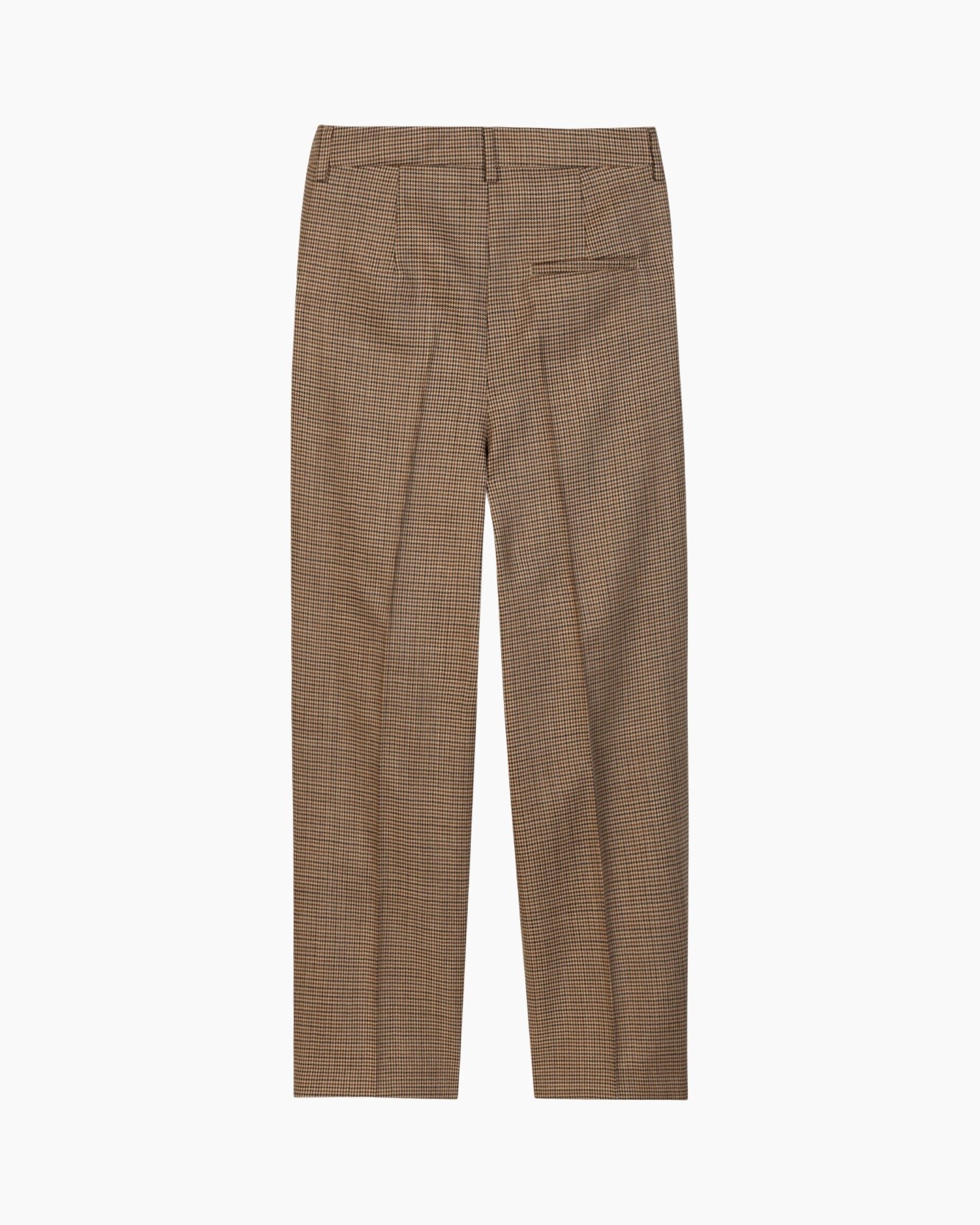 pants, trousers, check, houndstooth, brown