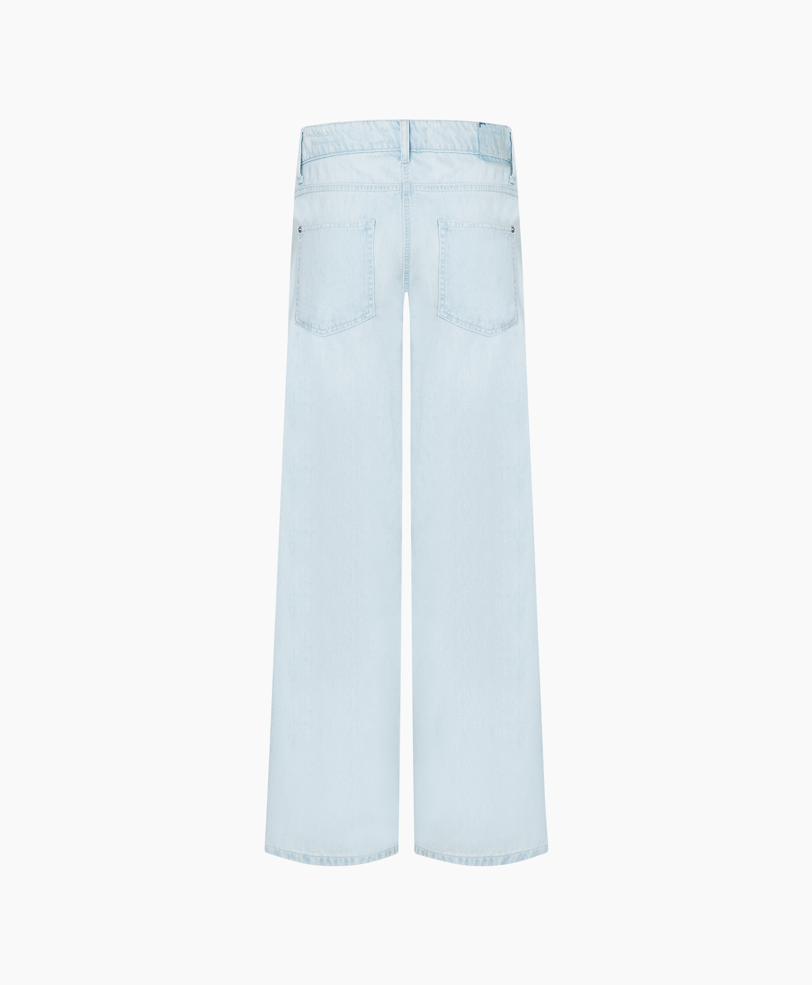 wide-leg, denim, light blue, drawstring, pants