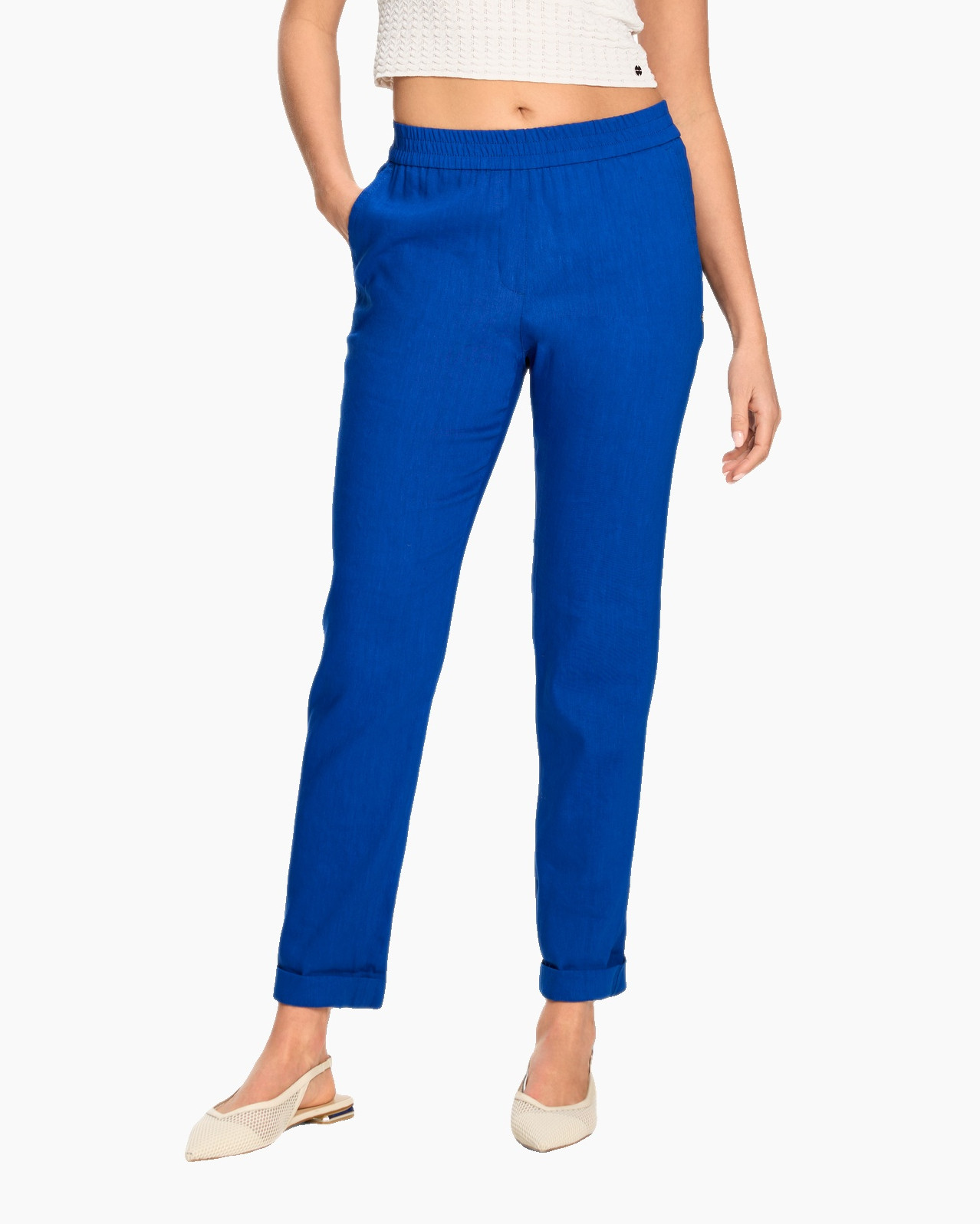 Broek Yc 81.59 W70 Blauw