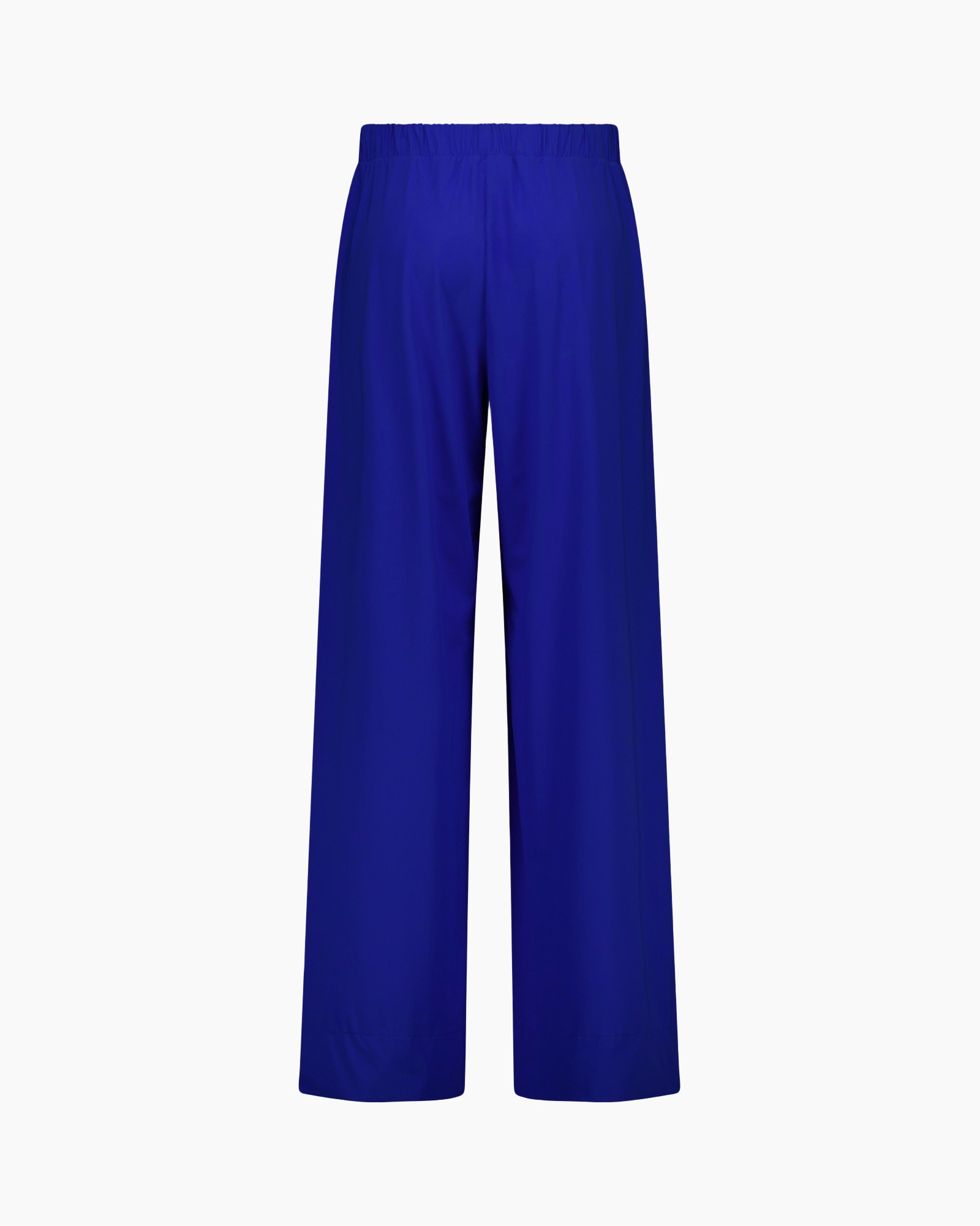 pants, trousers, wide-leg, blue, elastic-waist