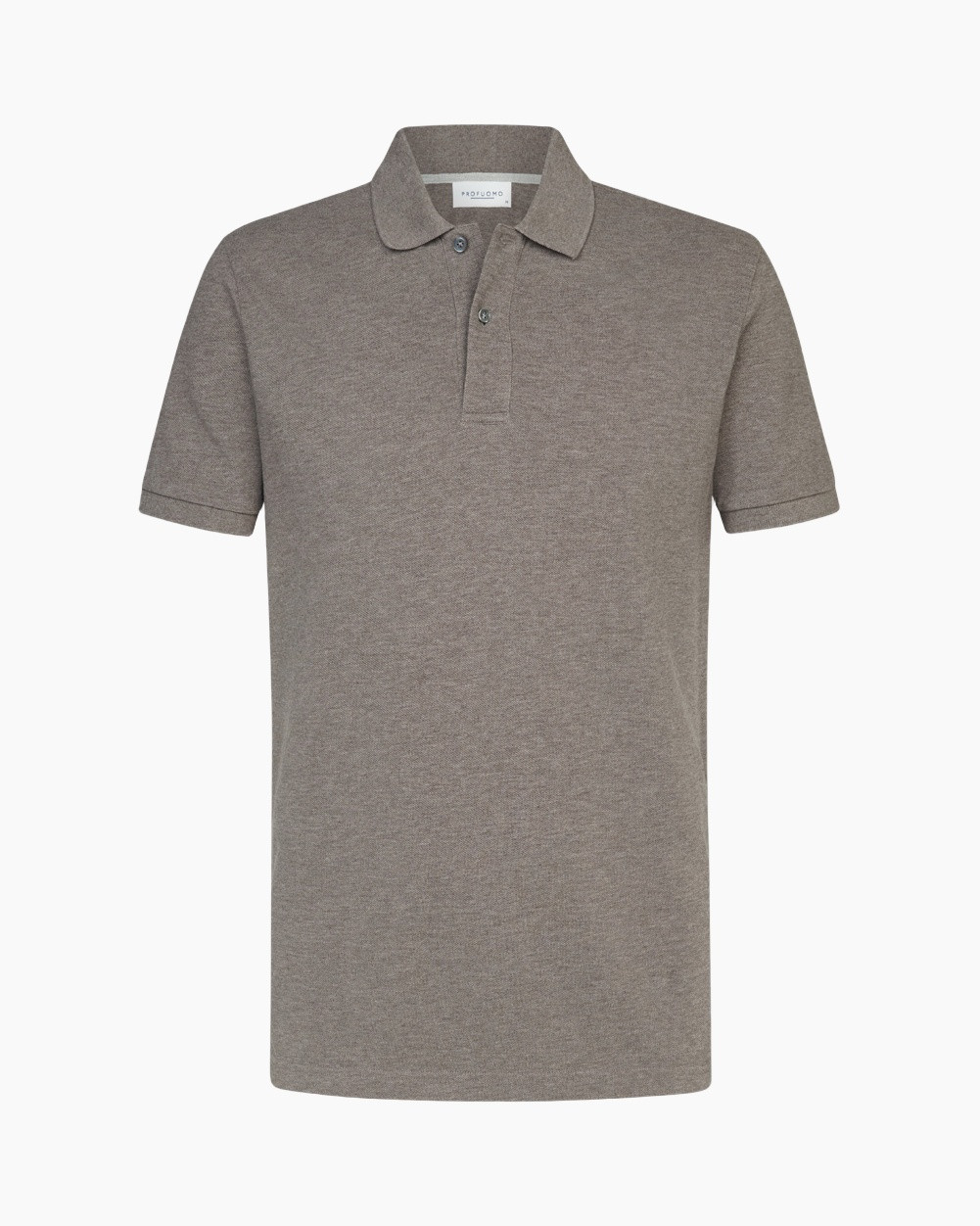 polo shirt, short sleeves, polo collar, knit fabric, beige