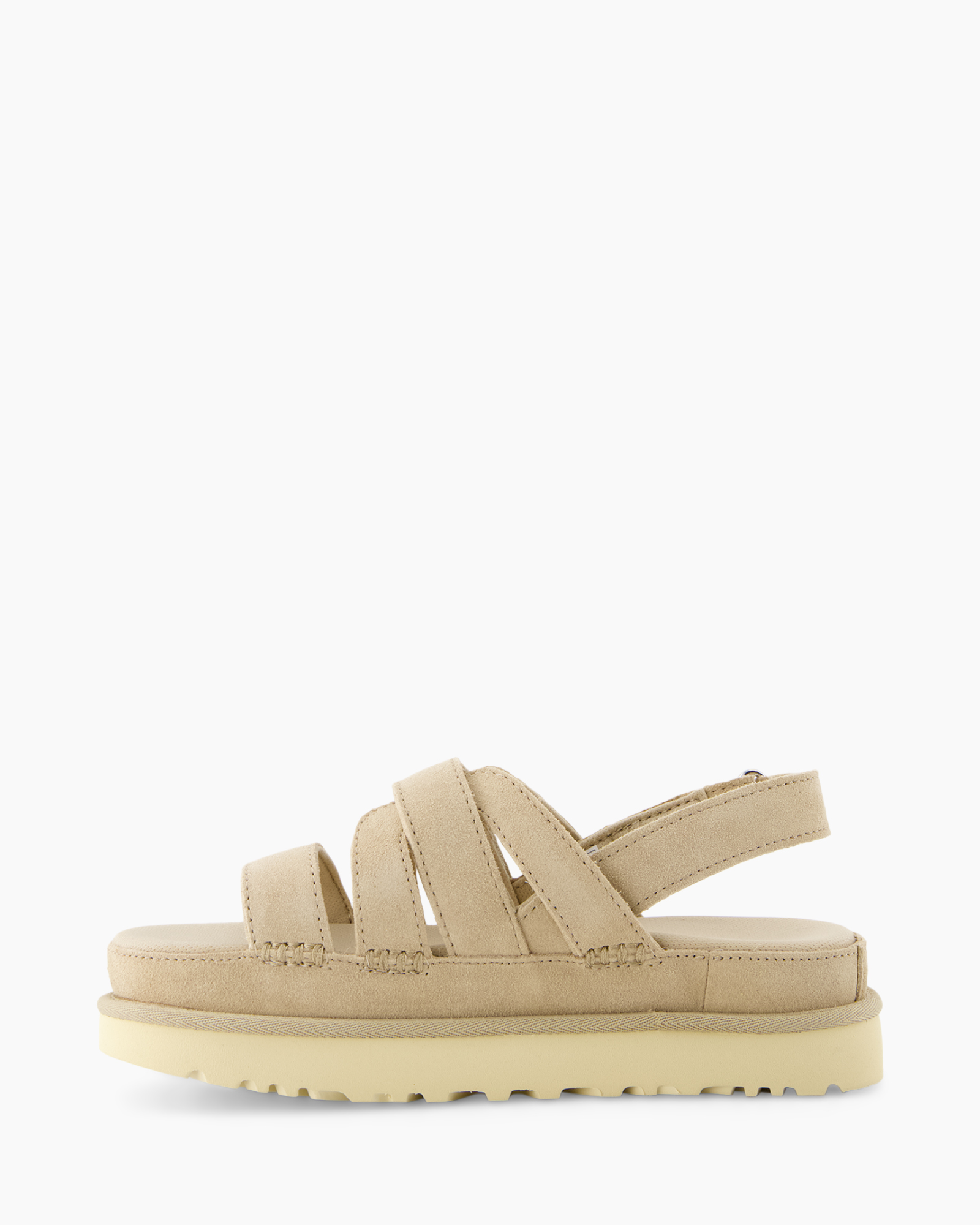 sandals, strappy, beige, suede, UGG