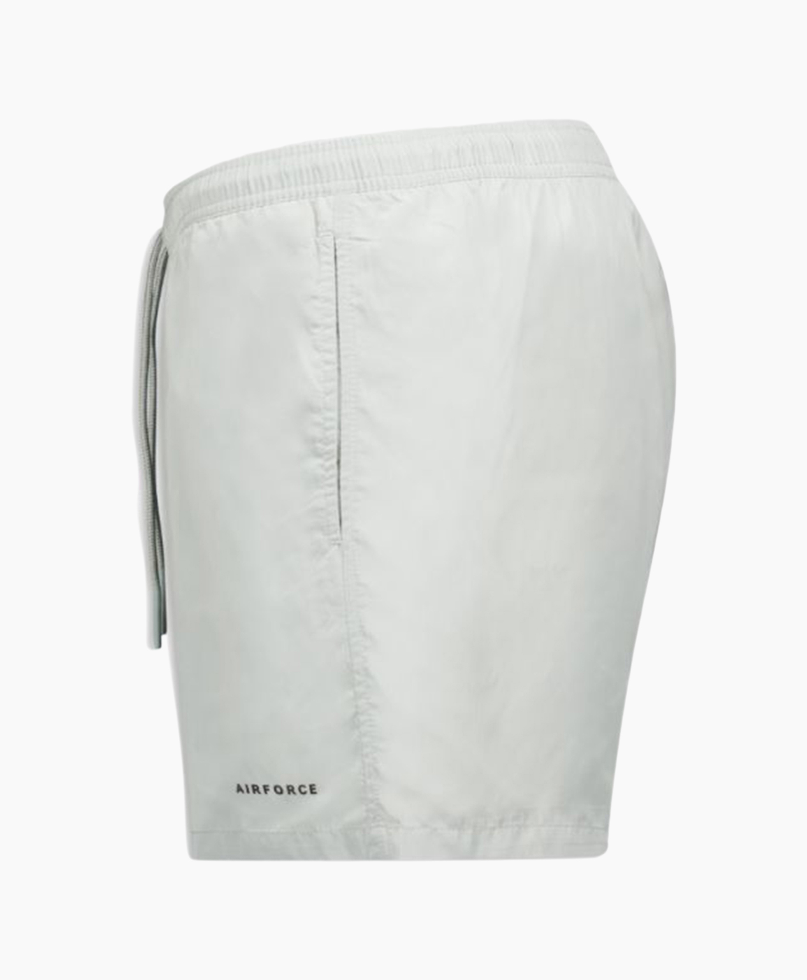 shorts, drawstring, side pocket, elastic waistband, light gray
