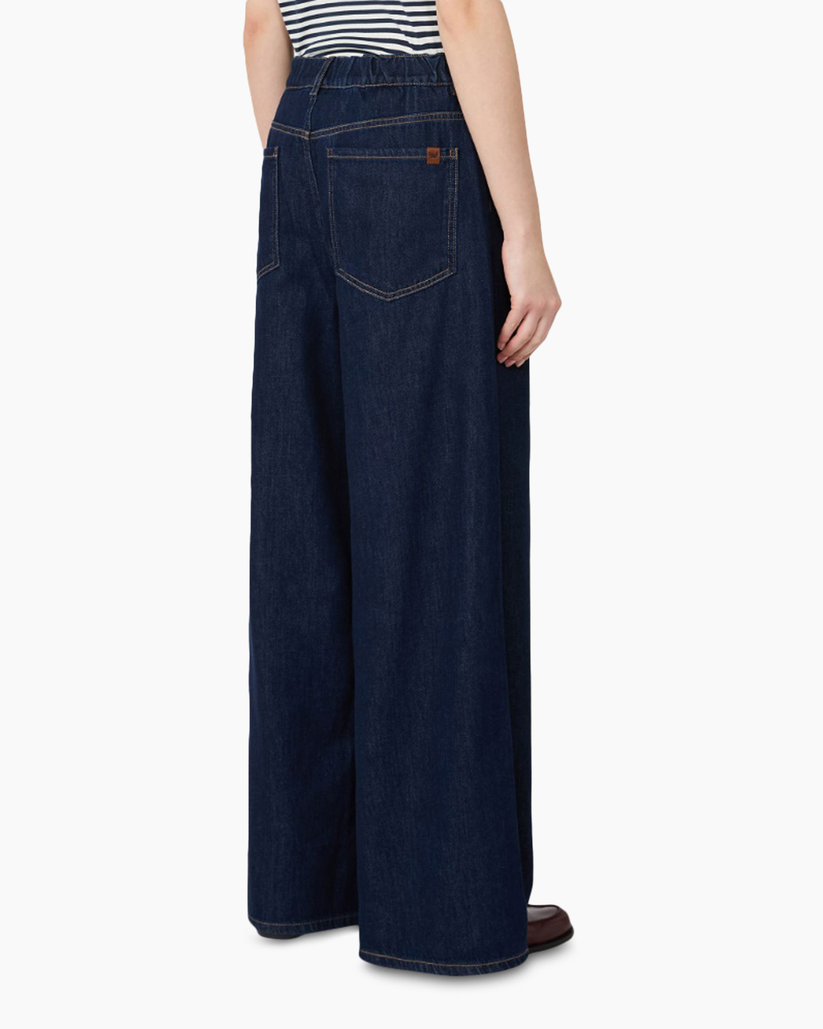 denim, jeans, wide-leg, back-pocket, indigo