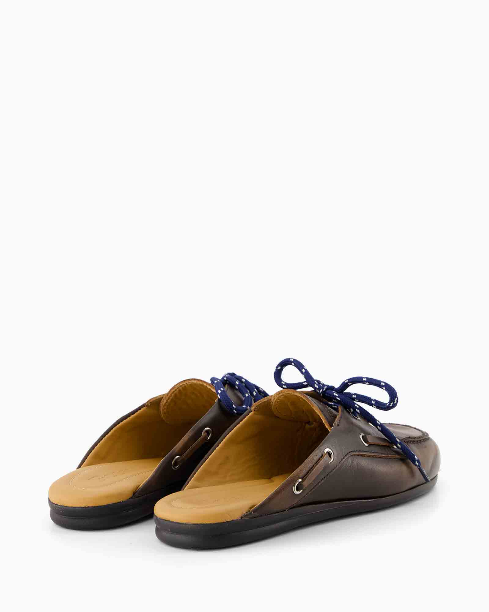 slippers, moccasins, leather, brown, blue_laces