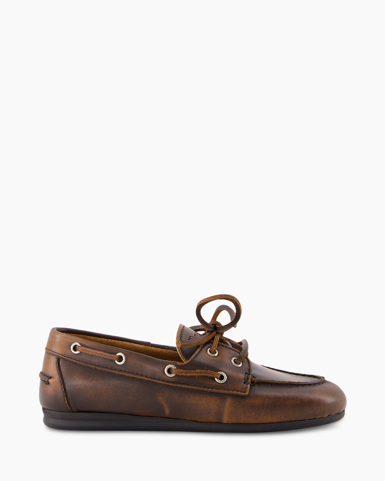 Loafer Boat Brushed midden bruin