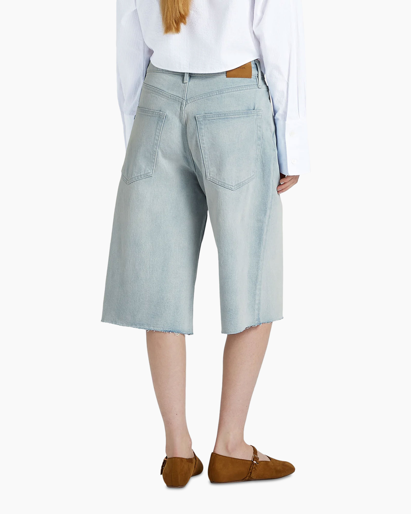 jeans, denim, shorts, cropped, back pockets