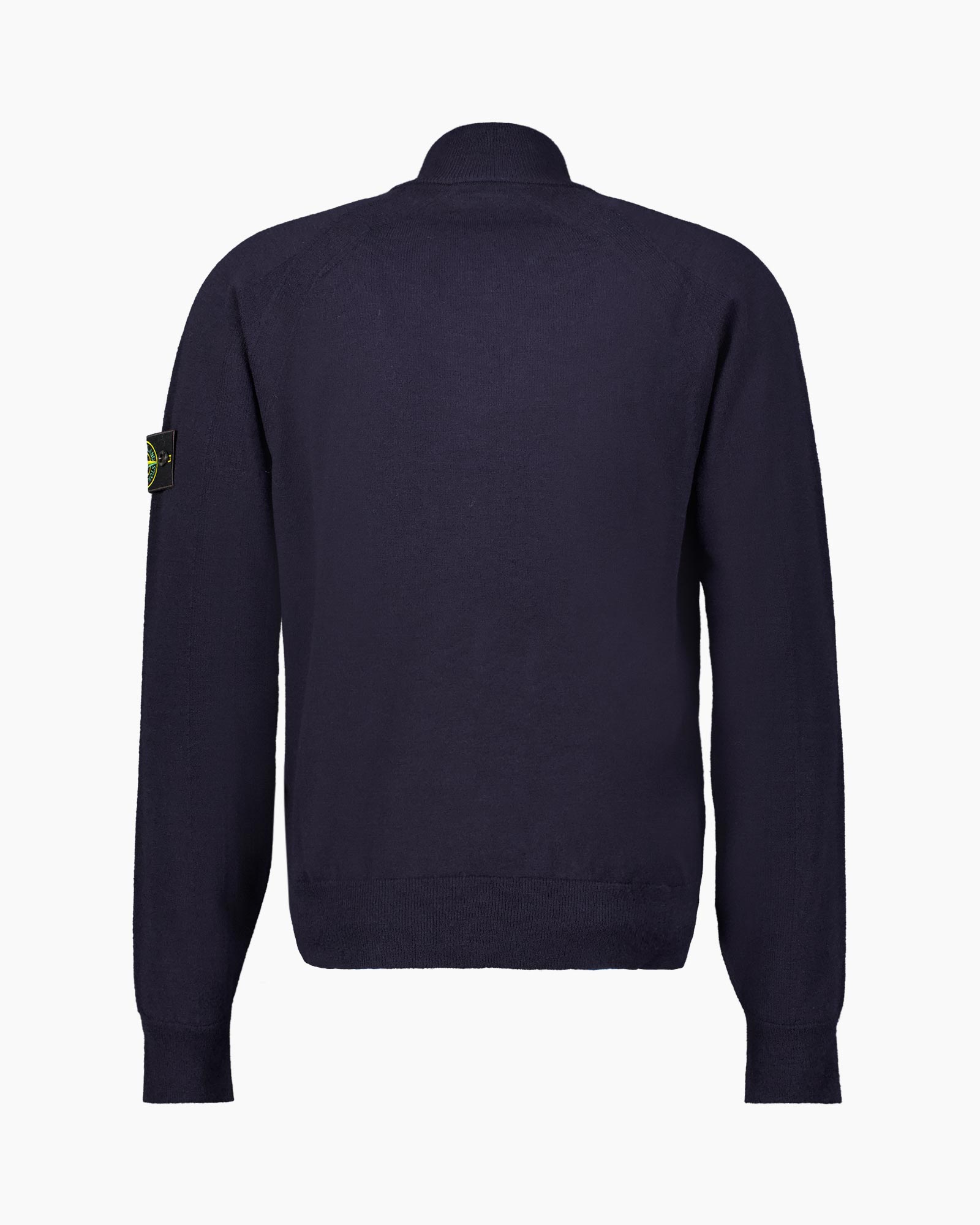 sweater, pullover, half-zip, navy, knit