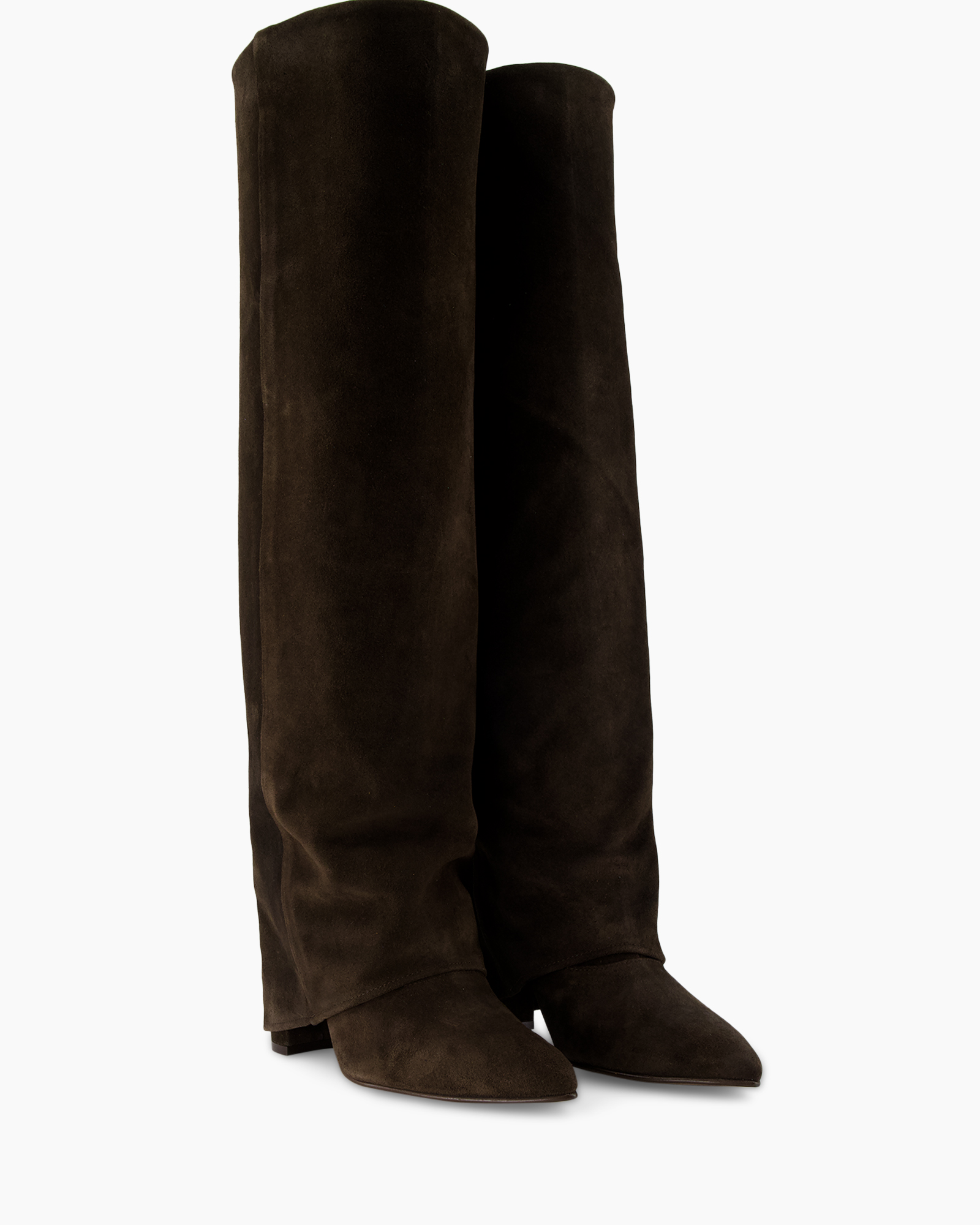 knee-high boot, brown suede, boots, flat heel, over-the-knee