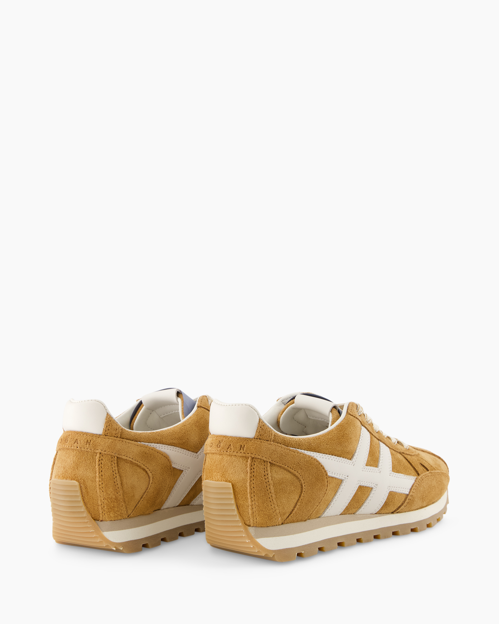 sneakers, casual, suede, tan, white accents