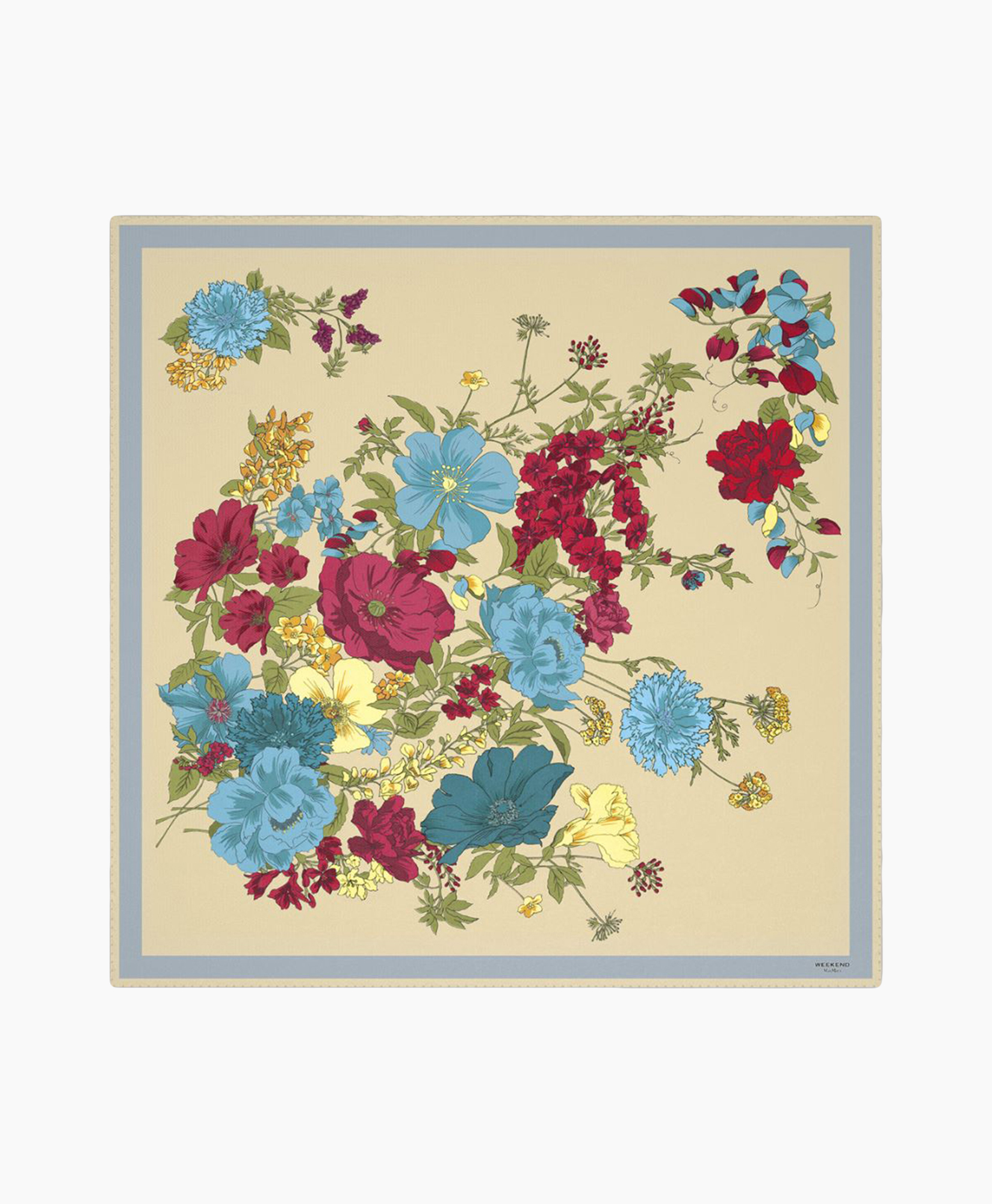 floral, bouquet, scarves, tile, pattern