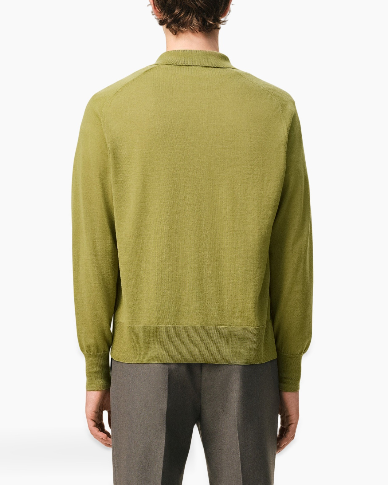 cardigan, olive green, buttoned, knit, long sleeve