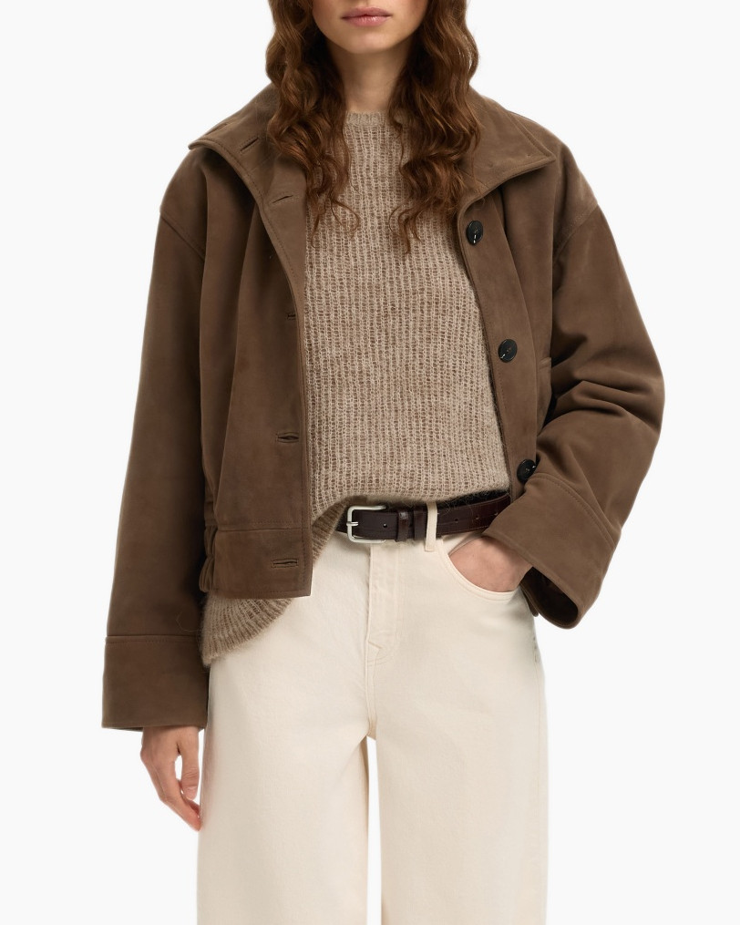 Coat, Jacket, Blazer, Person, Woman