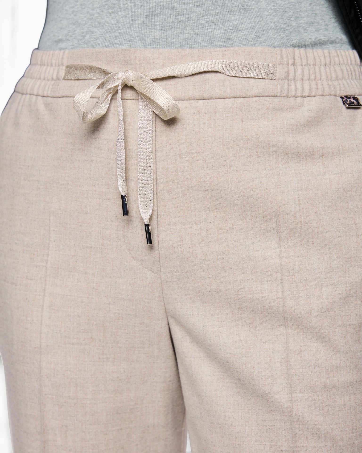 drawstring, beige pants, elastic waist, drawcord, linen blend
