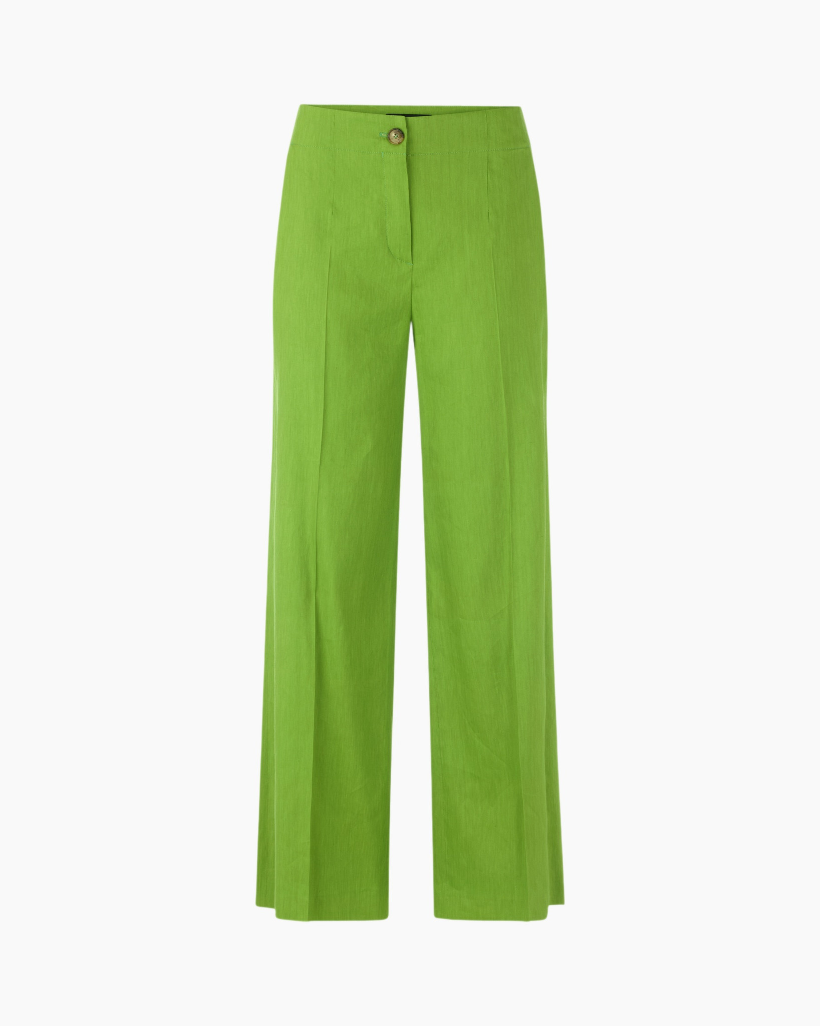 green, pants, trousers, wide-leg, linen?, fabric-like