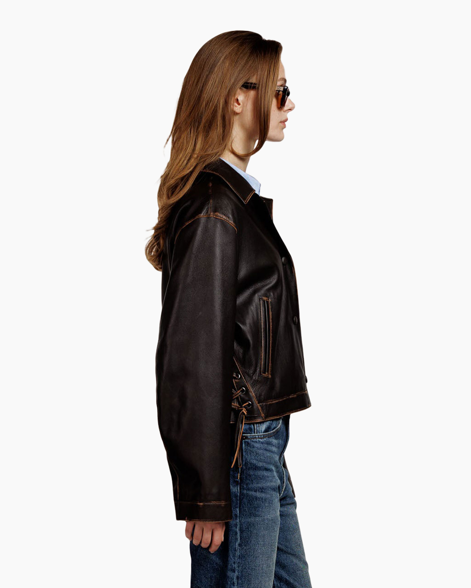 Coat, Jacket, Person, Jeans, Long Sleeve