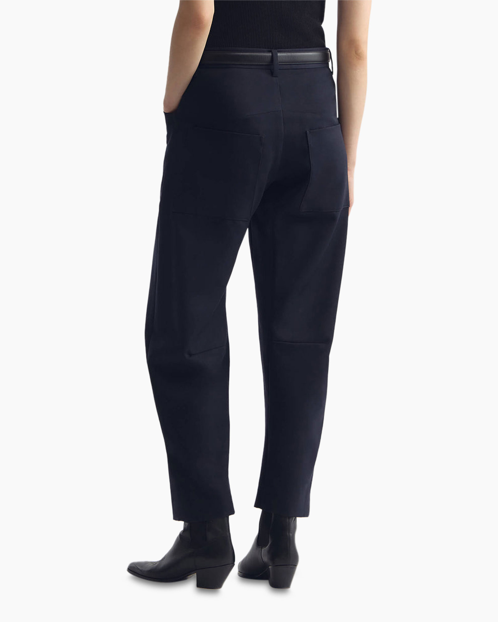 pants, trousers, back view, pockets, slim fit