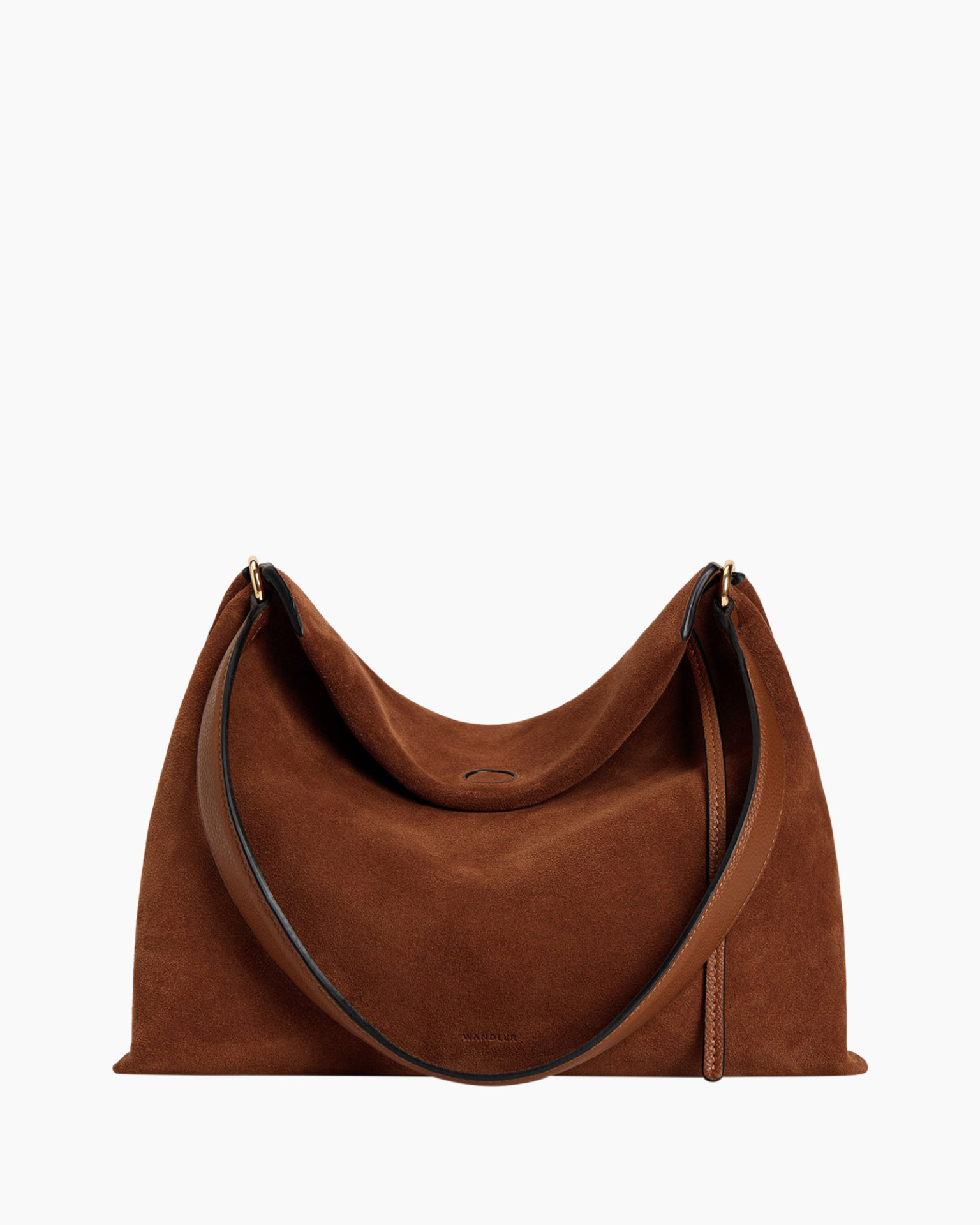bag, shoulder bag, brown, suede, wide strap, bag, handbag, brown, suede, shoulder bag