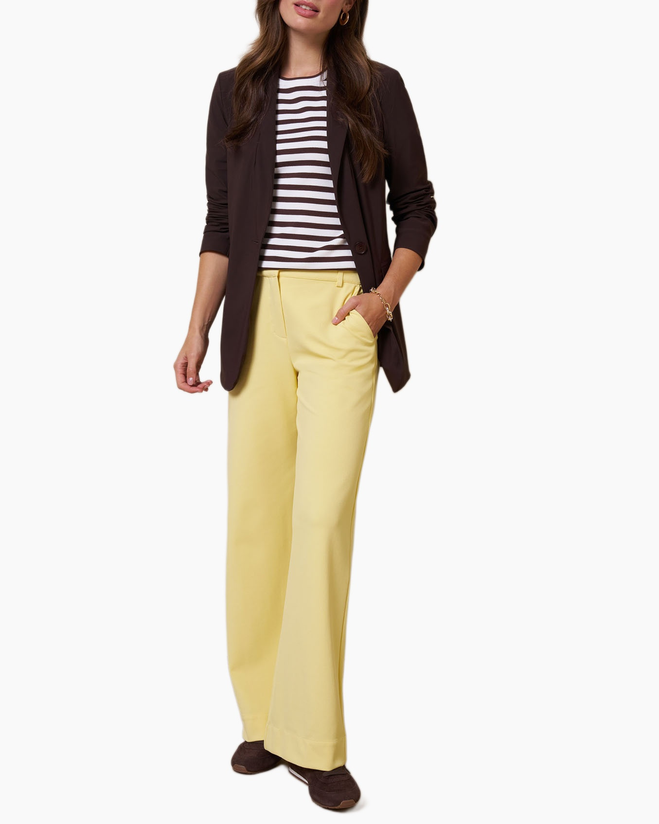 Pants, Person, Shoe, Handbag, Bracelet