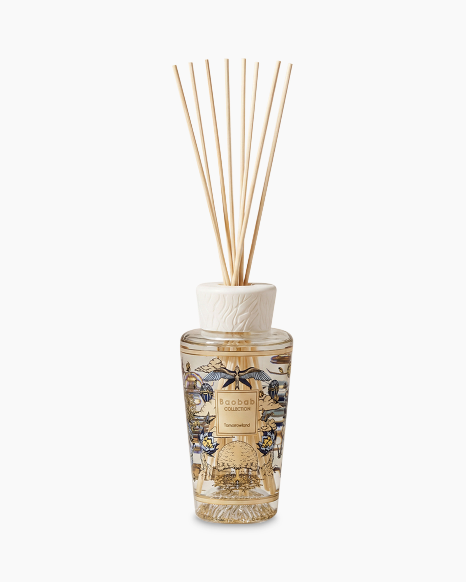 reed diffuser, glass bottle, fragrance diffuser, wooden sticks, decor accessory