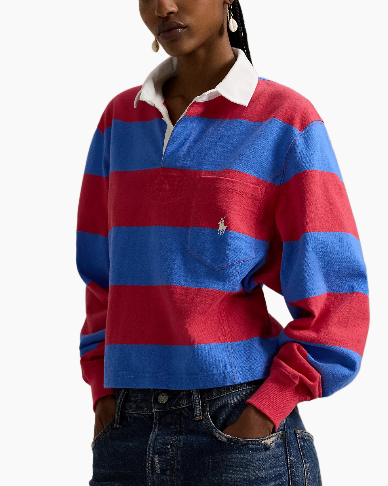 Shirt, Fleece, Sweater, Long Sleeve, Jeans