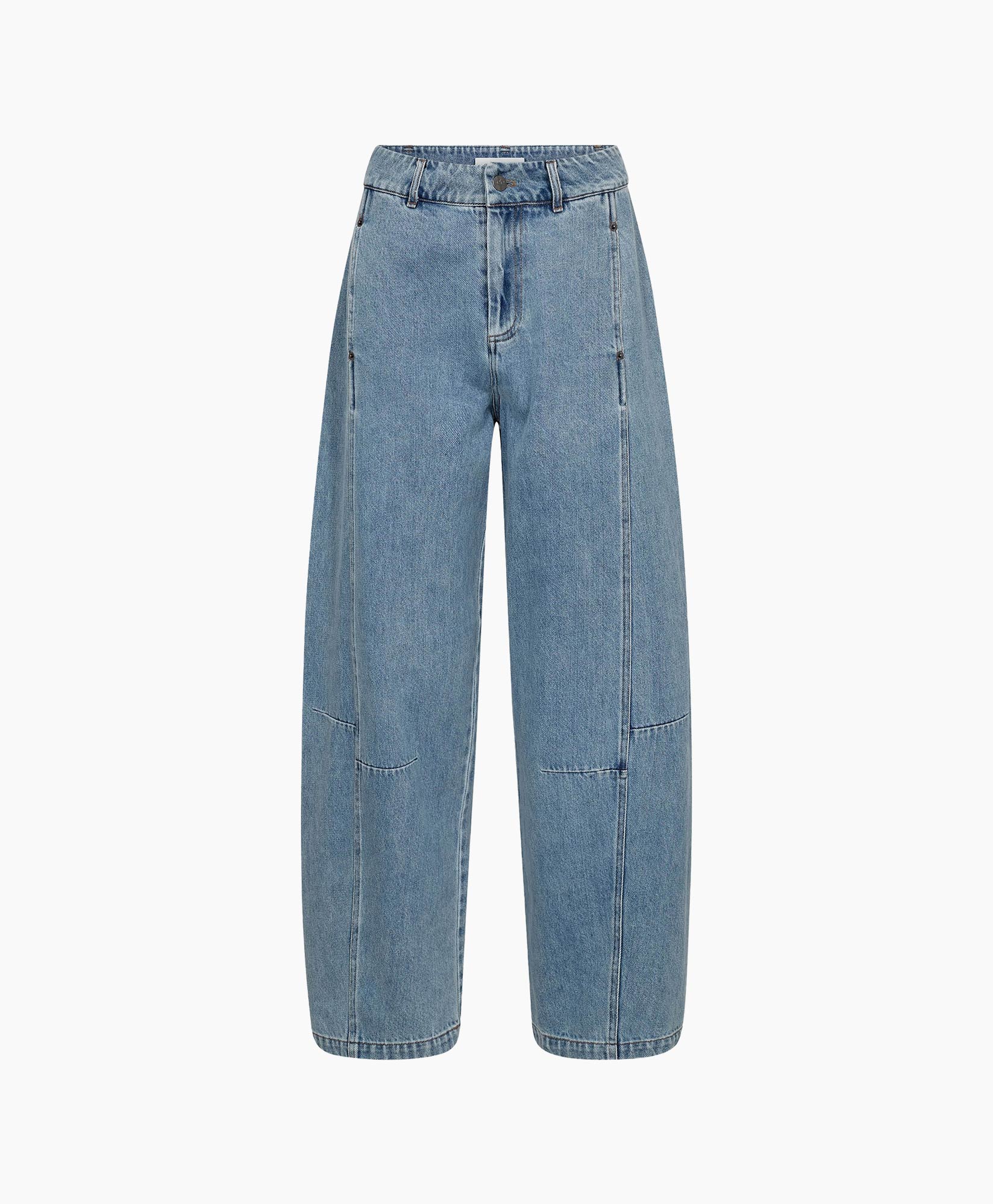 jeans, wide-leg, denim, light wash, pants