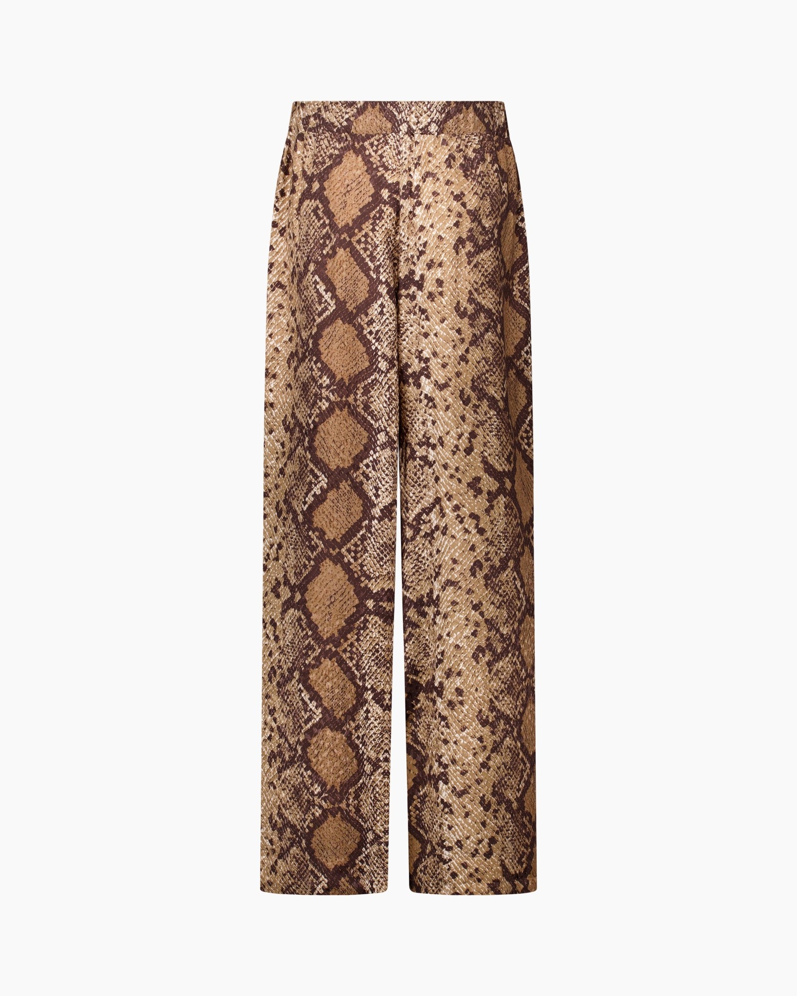 snake print, snakeskin, wide leg, pants, brown