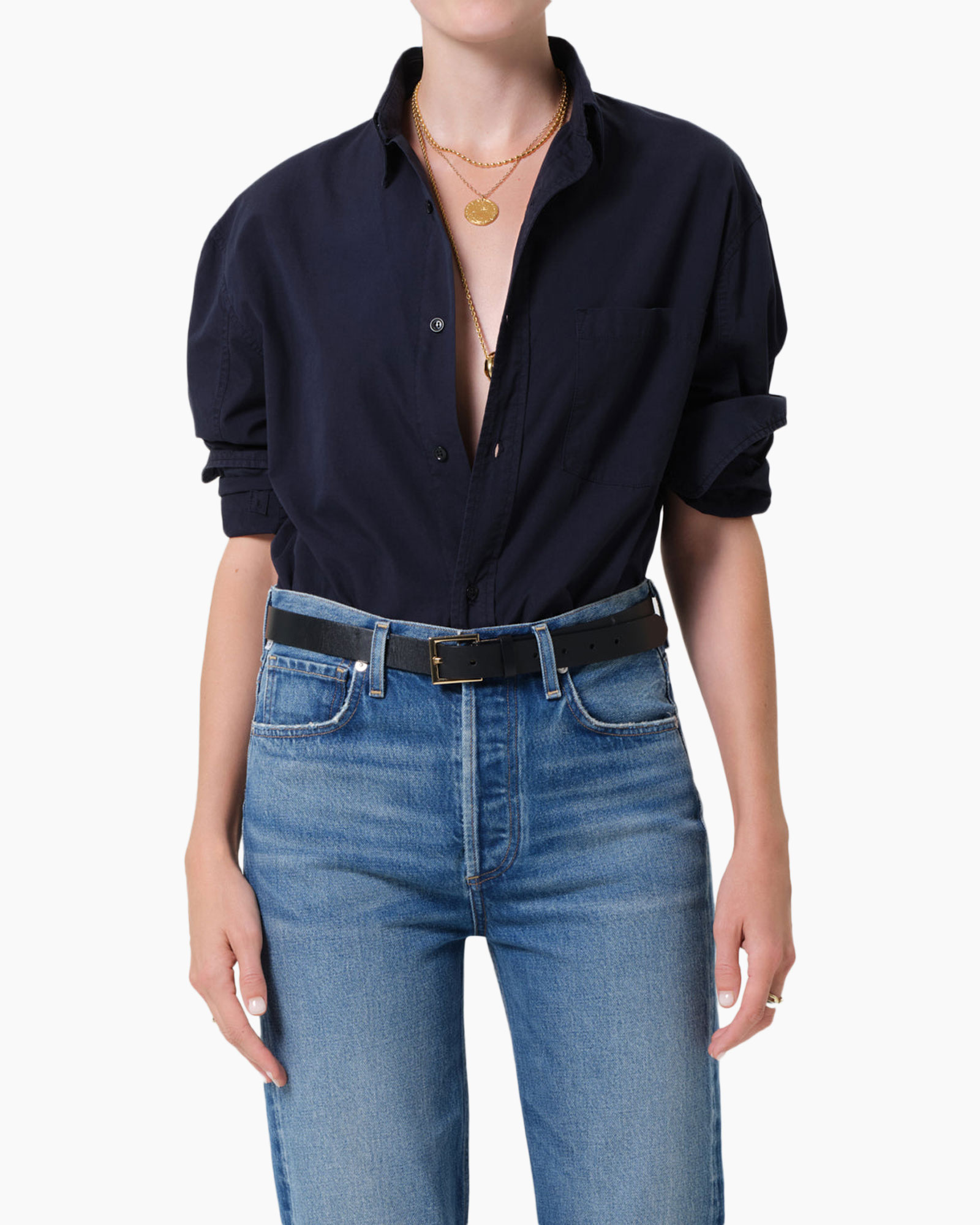 Blouse Kayla Donker Blauw