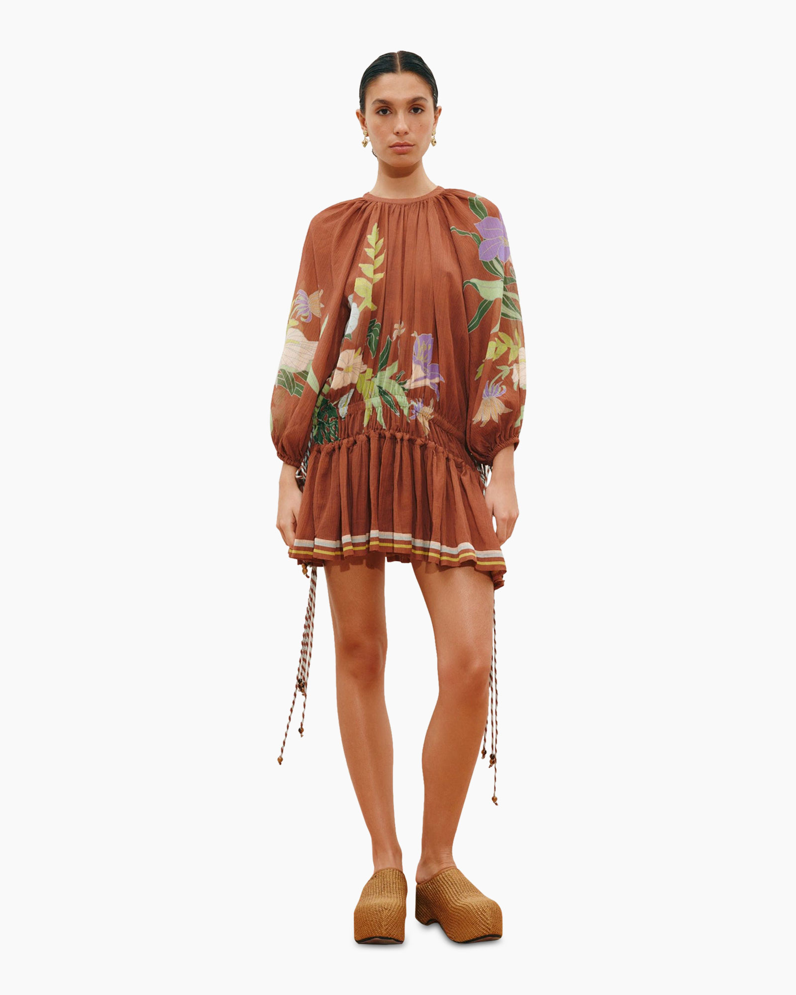 Blouse, Dress, Long Sleeve, Person, Woman