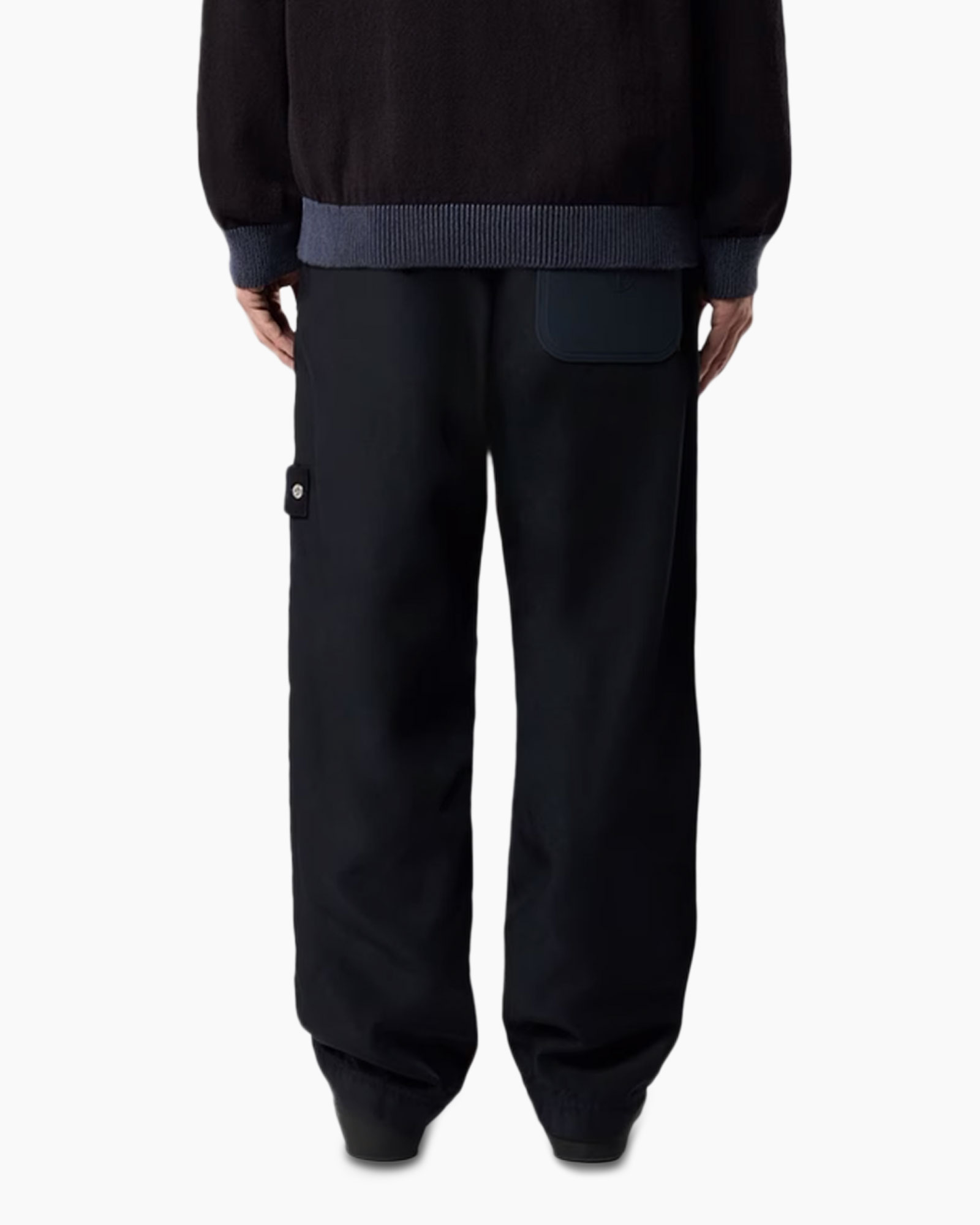 trousers, pants, cargo pants, black pants, elastic cuff