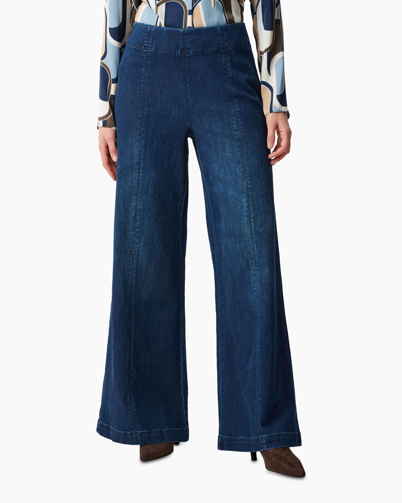 wide-leg, denim, pants, trousers, mid-blue