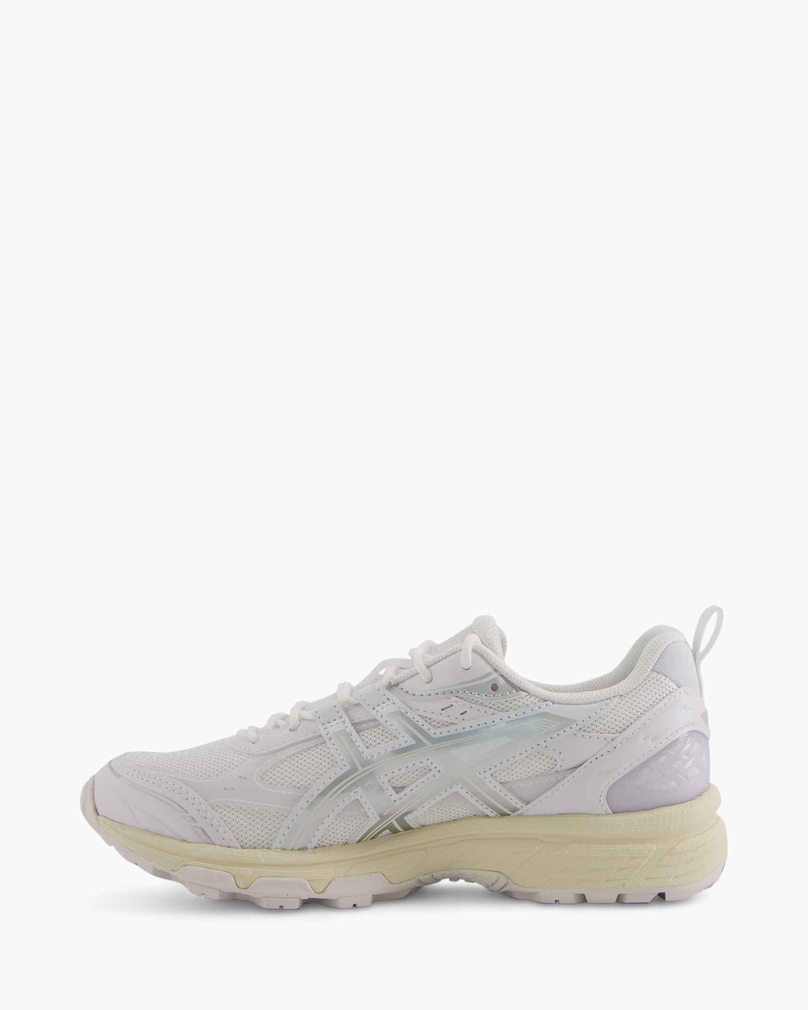 running shoe, athletic shoe, sneaker, white, mesh